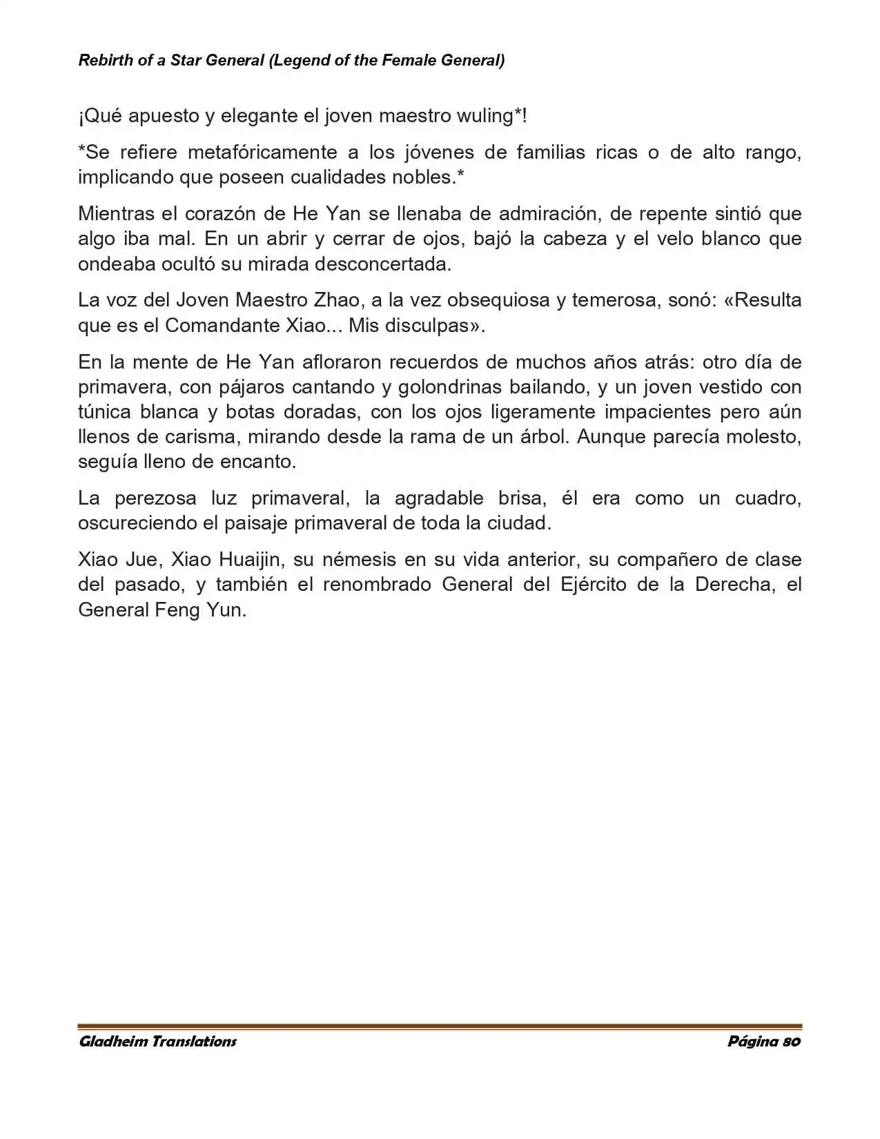 Rebirth Of A Star General (Novela) - Capítulo 15 - Página 4 - LectorTMOo