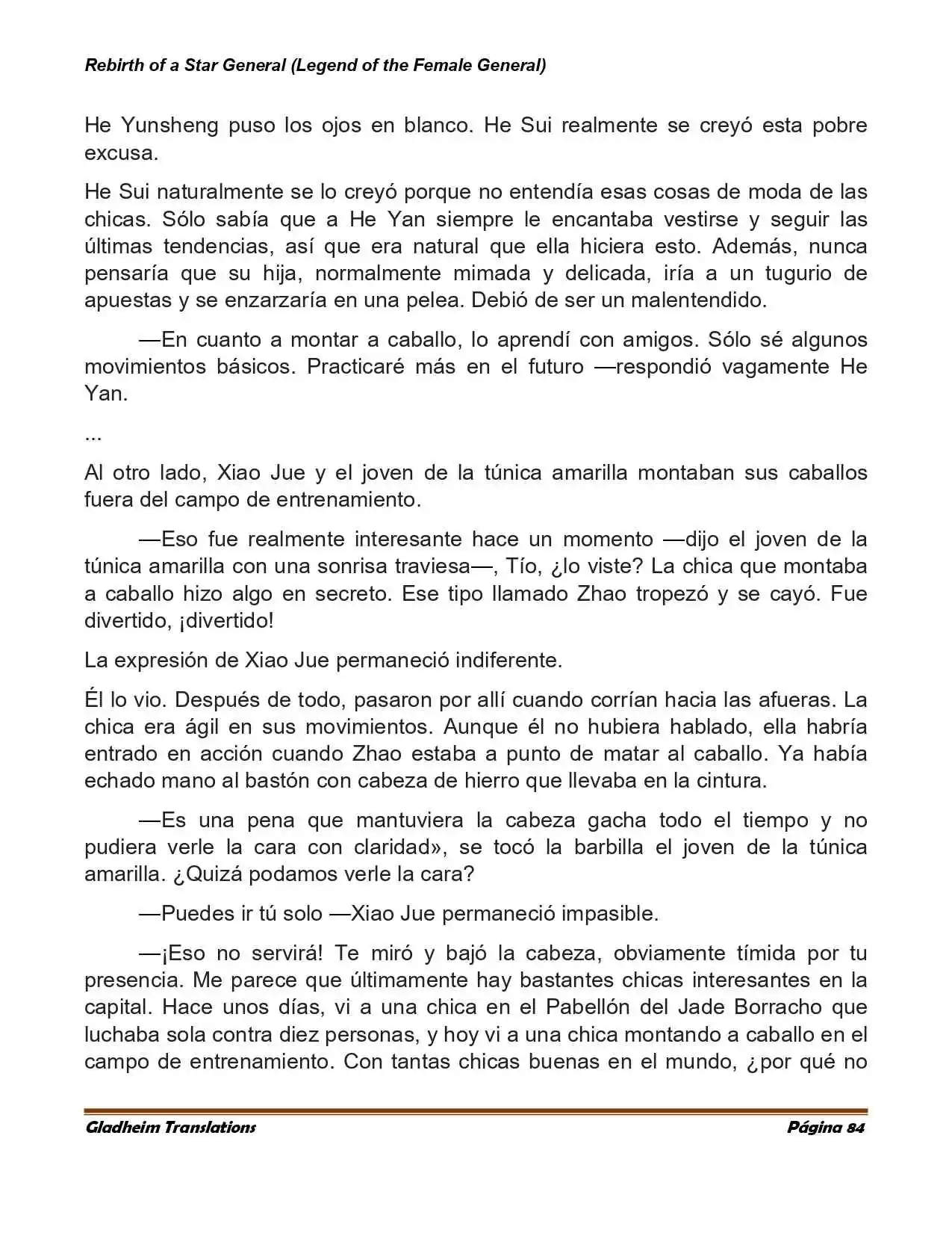 Rebirth Of A Star General (Novela) - Capítulo 16 - Página 4 - LectorTMOo