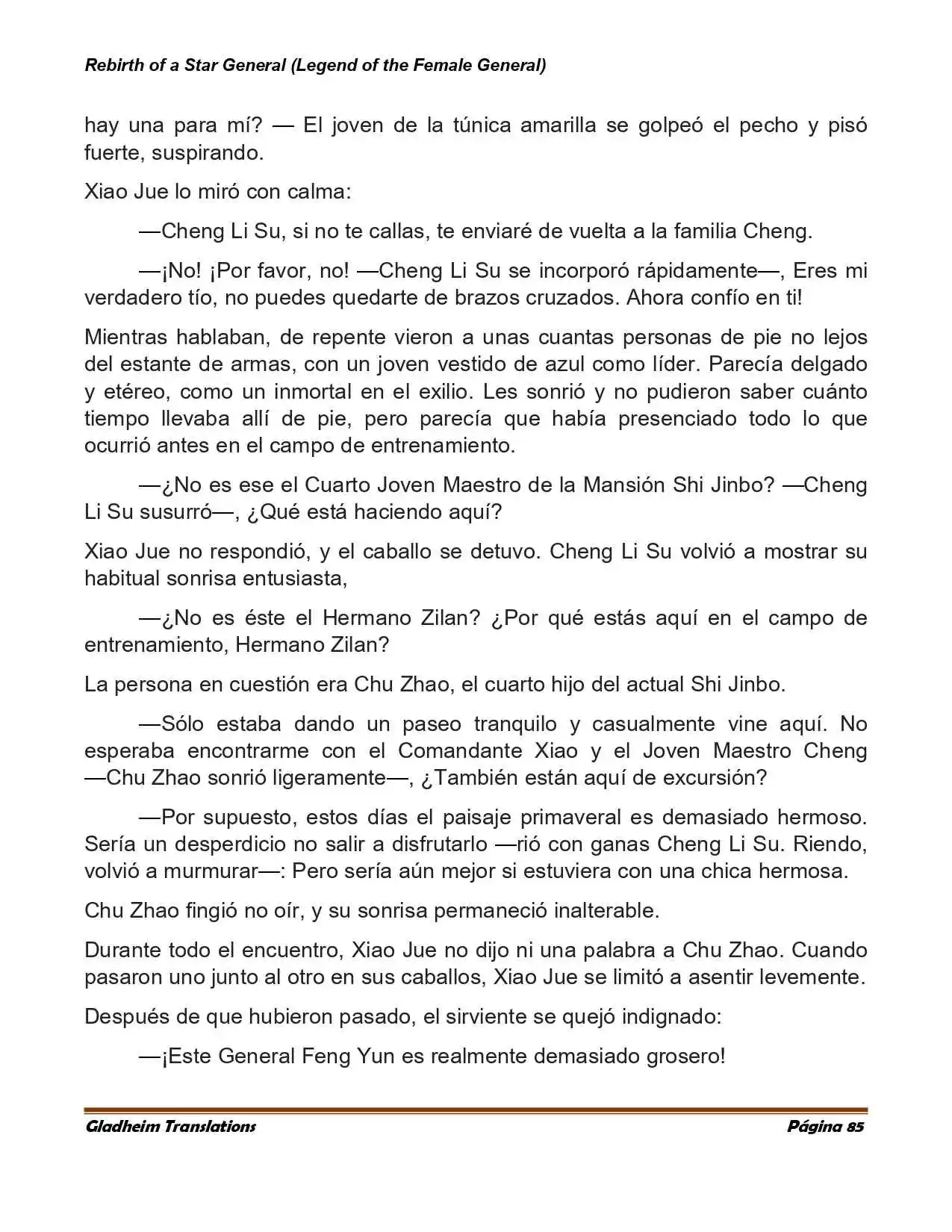 Rebirth Of A Star General (Novela) - Capítulo 16 - Página 5 - LectorTMOo