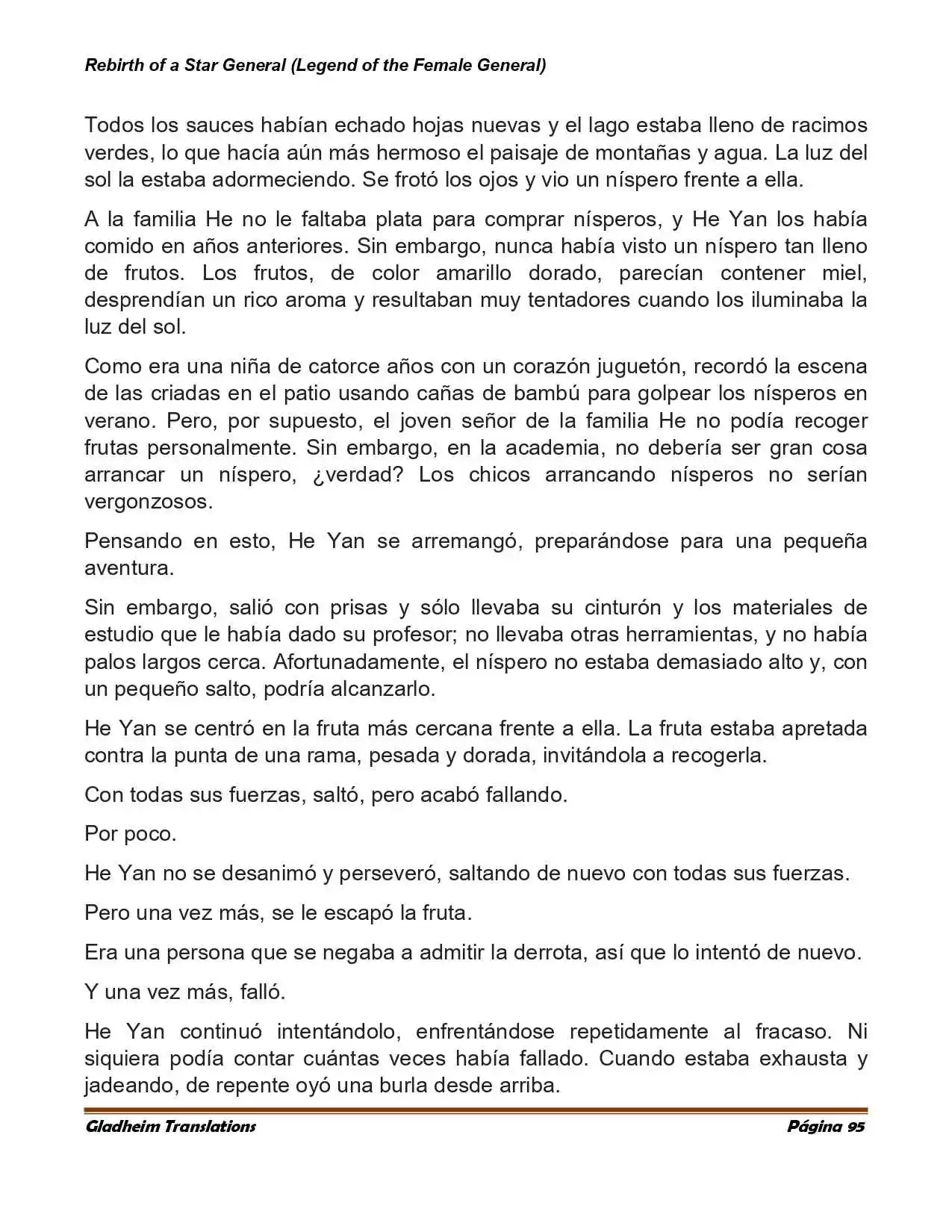 Rebirth Of A Star General (Novela) - Capítulo 18 - Página 4 - LectorTMOo