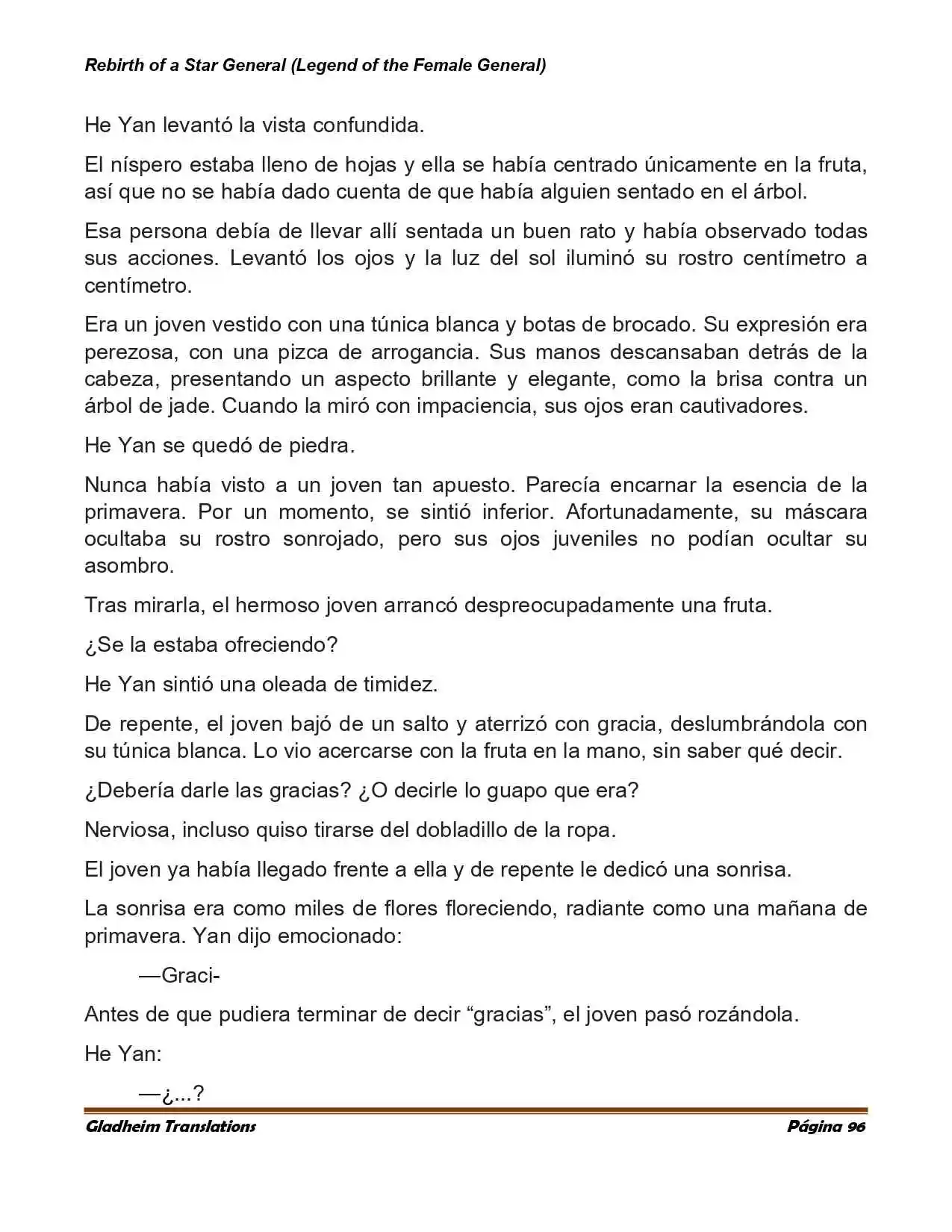Rebirth Of A Star General (Novela) - Capítulo 18 - Página 5 - LectorTMOo