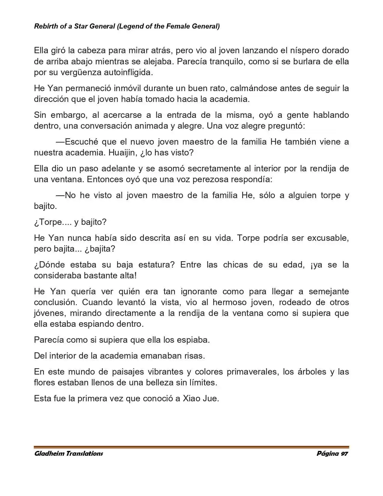 Rebirth Of A Star General (Novela) - Capítulo 18 - Página 6 - LectorTMOo
