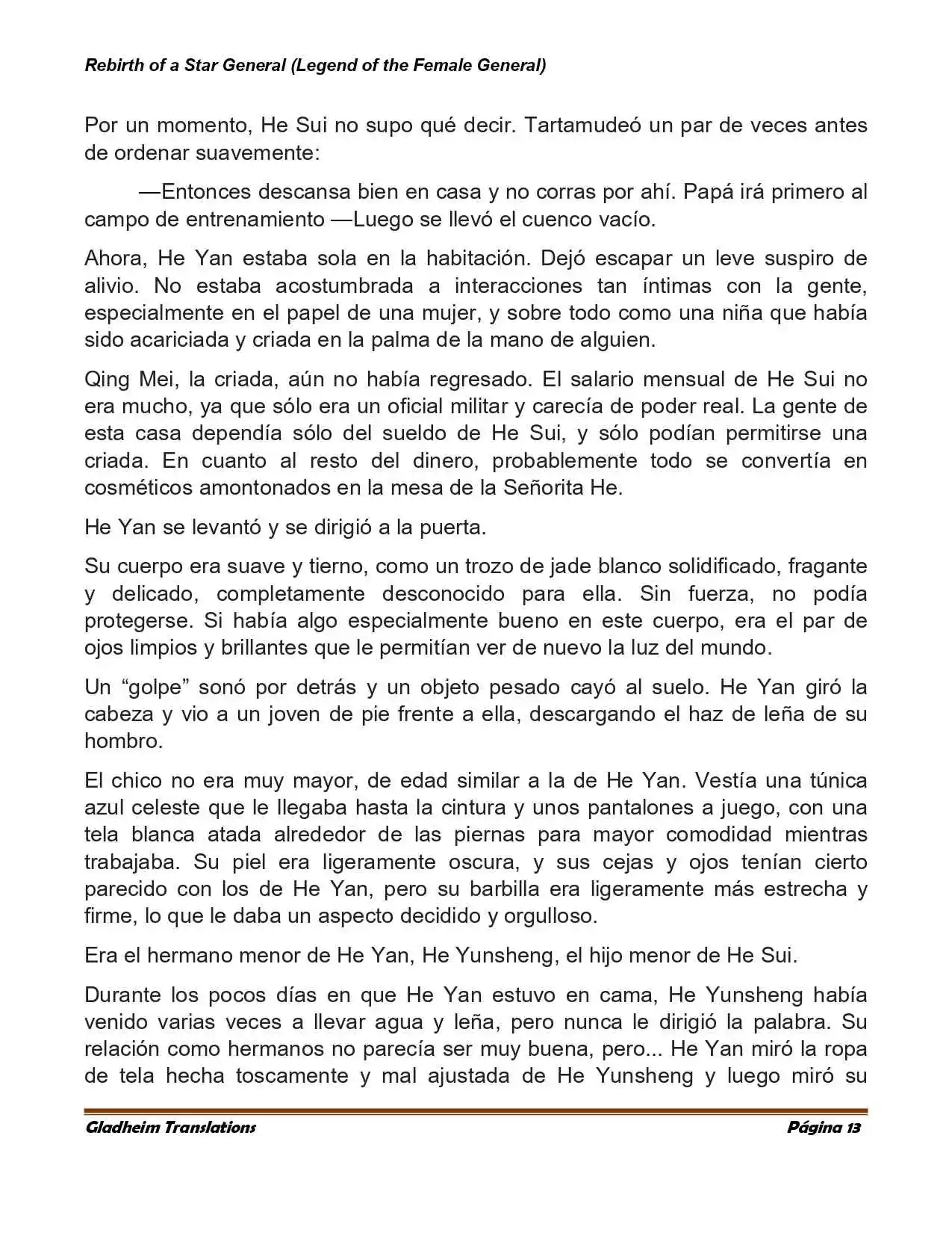 Rebirth Of A Star General (Novela) - Capítulo 2 - Página 4 - LectorTMOo
