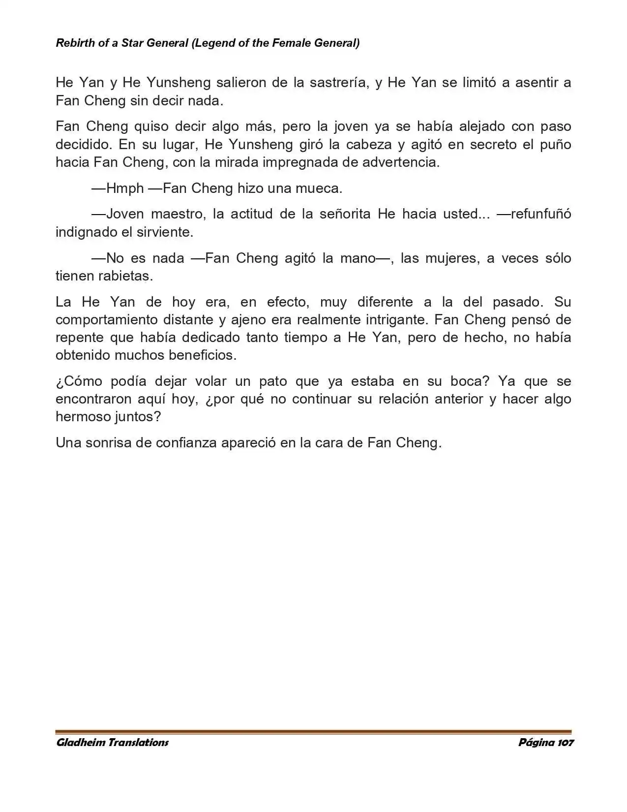 Rebirth Of A Star General (Novela) - Capítulo 20 - Página 5 - LectorTMOo