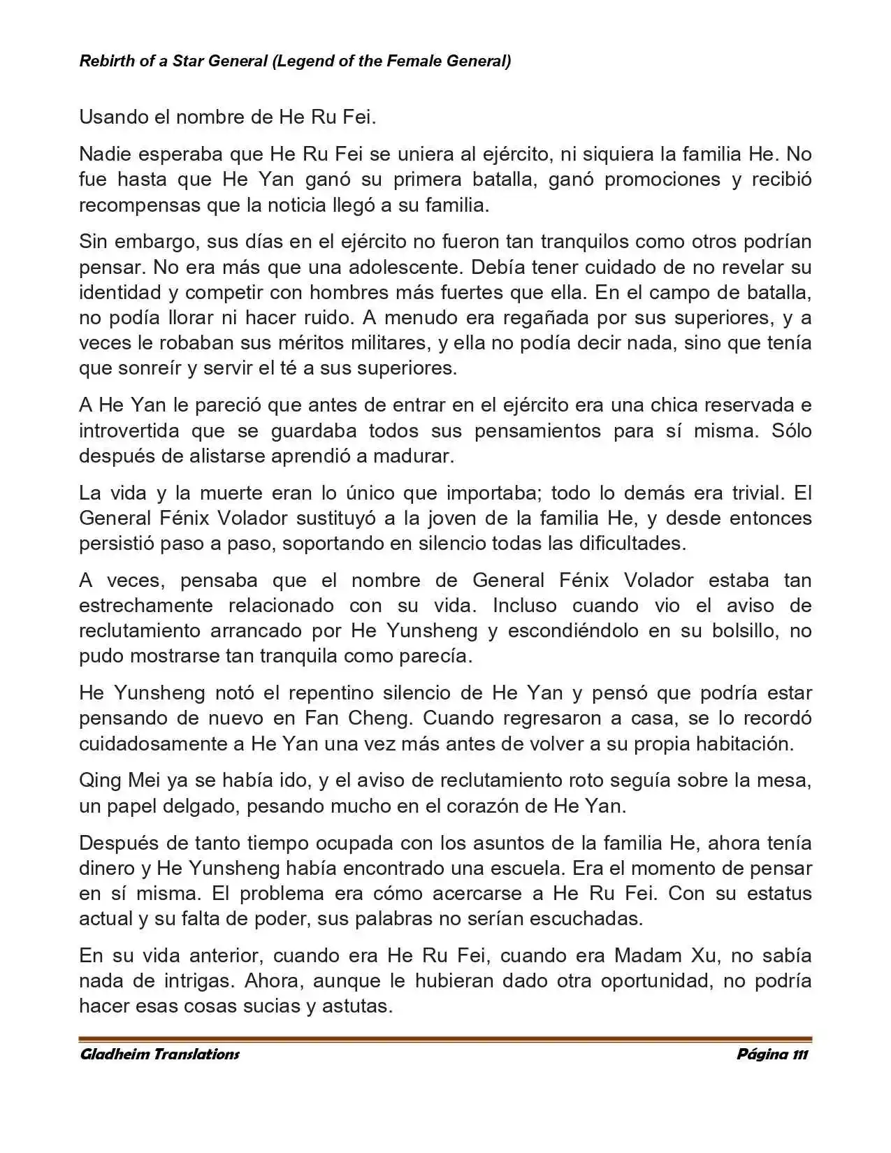 Rebirth Of A Star General (Novela) - Capítulo 21 - Página 4 - LectorTMOo