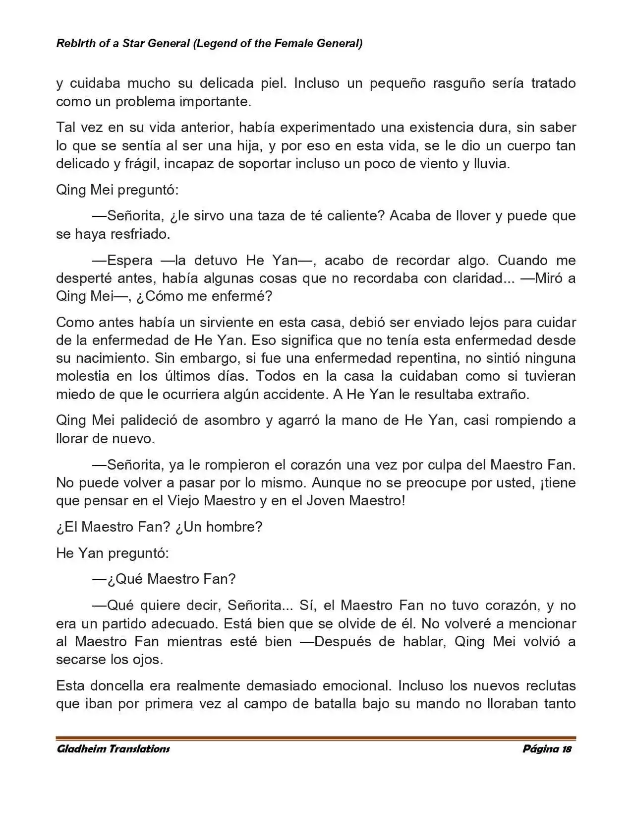 Rebirth Of A Star General (Novela) - Capítulo 3 - Página 4 - LectorTMOo