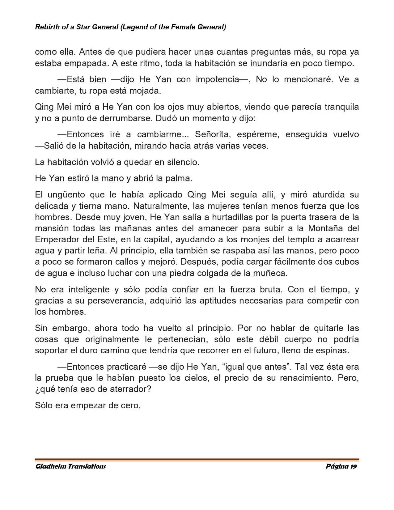 Rebirth Of A Star General (Novela) - Capítulo 3 - Página 5 - LectorTMOo
