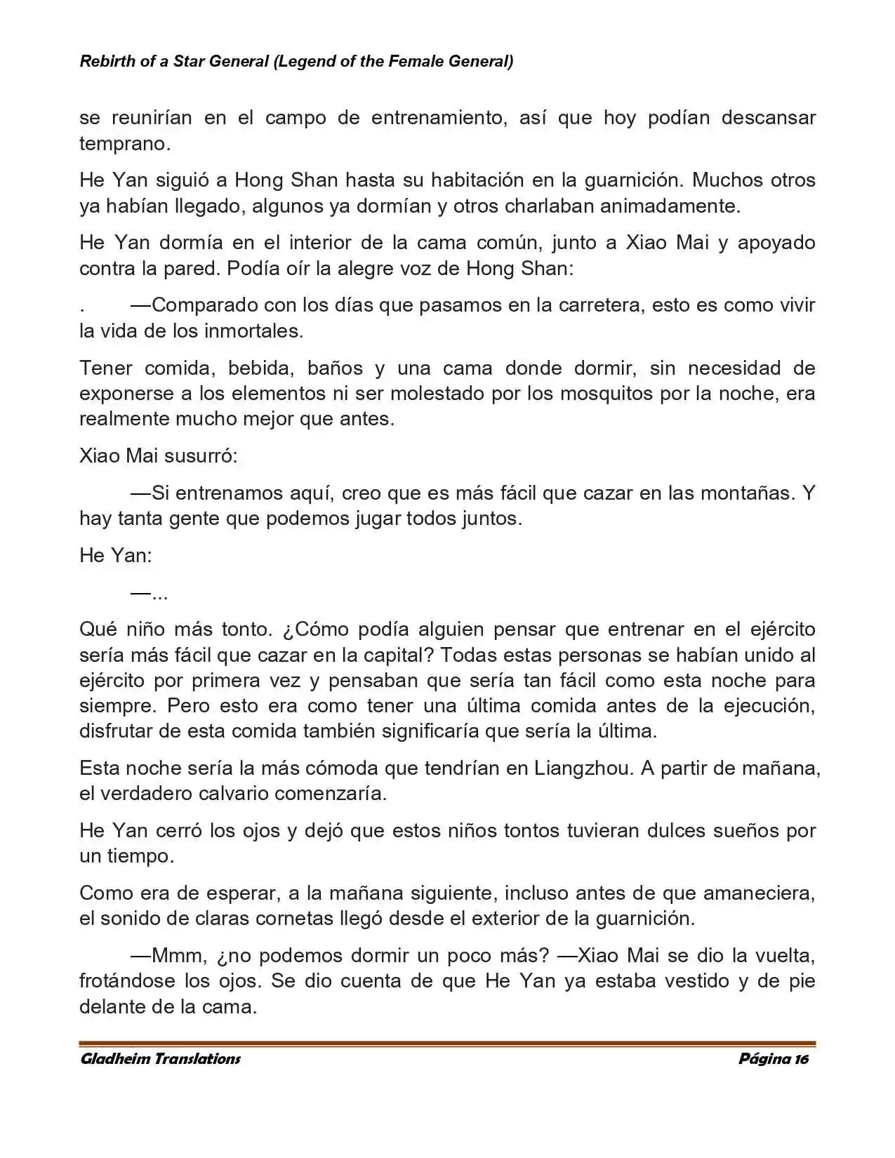 Rebirth Of A Star General (Novela) - Capítulo 33 - Página 4 - LectorTMOo