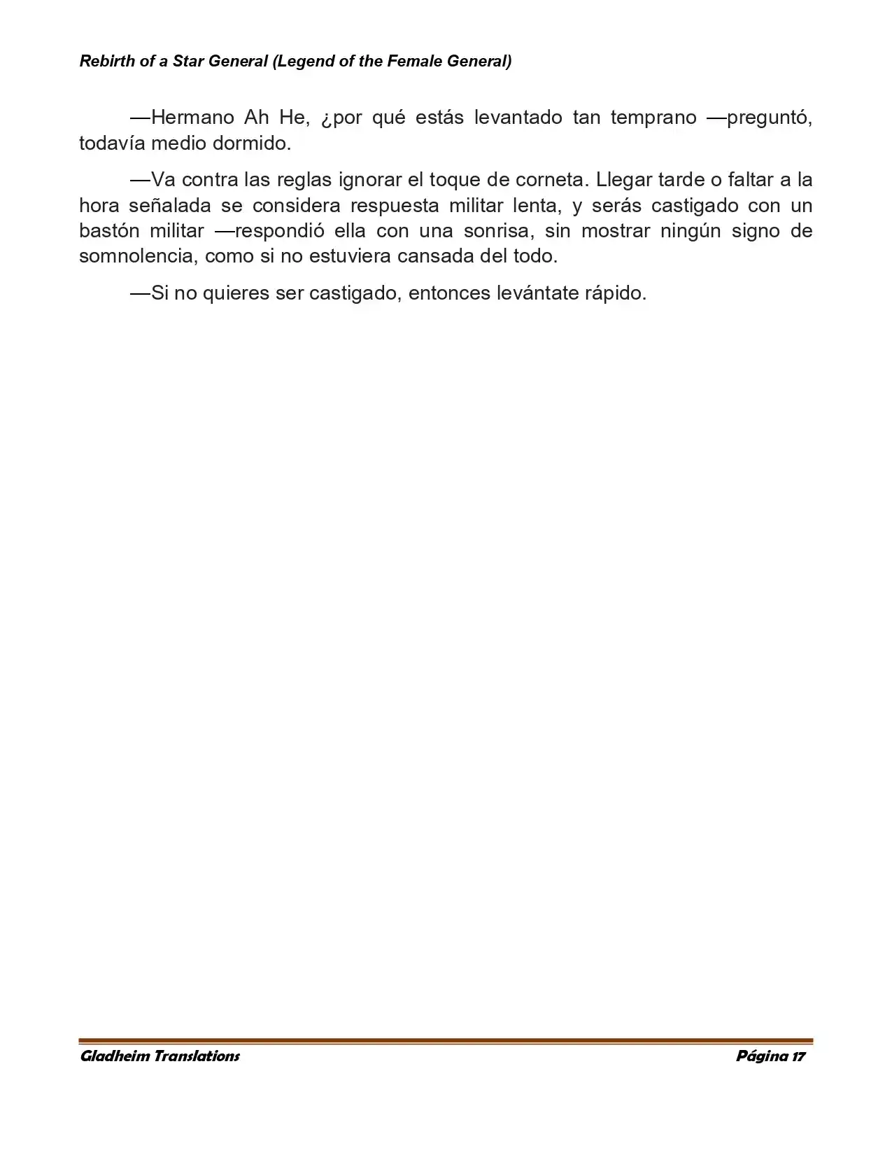 Rebirth Of A Star General (Novela) - Capítulo 33 - Página 5 - LectorTMOo
