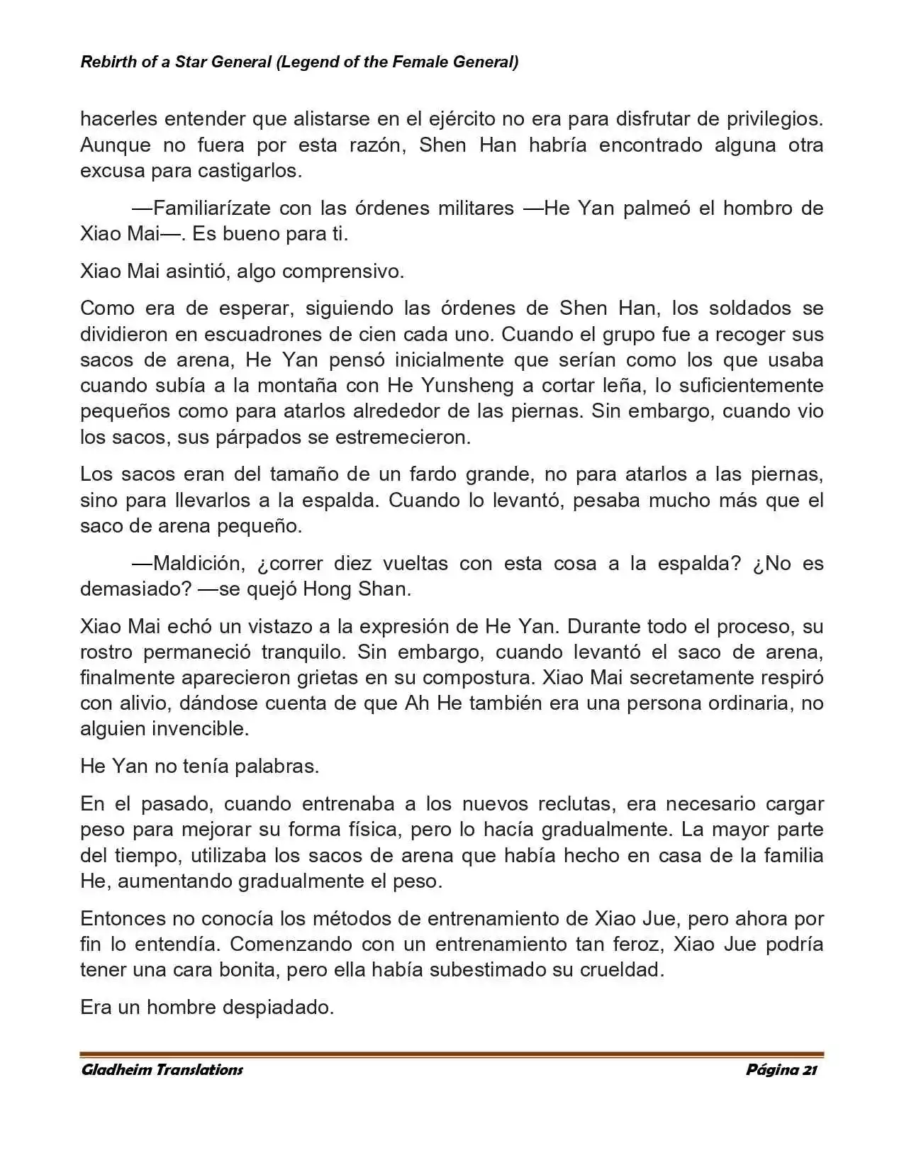 Rebirth Of A Star General (Novela) - Capítulo 34 - Página 4 - LectorTMOo