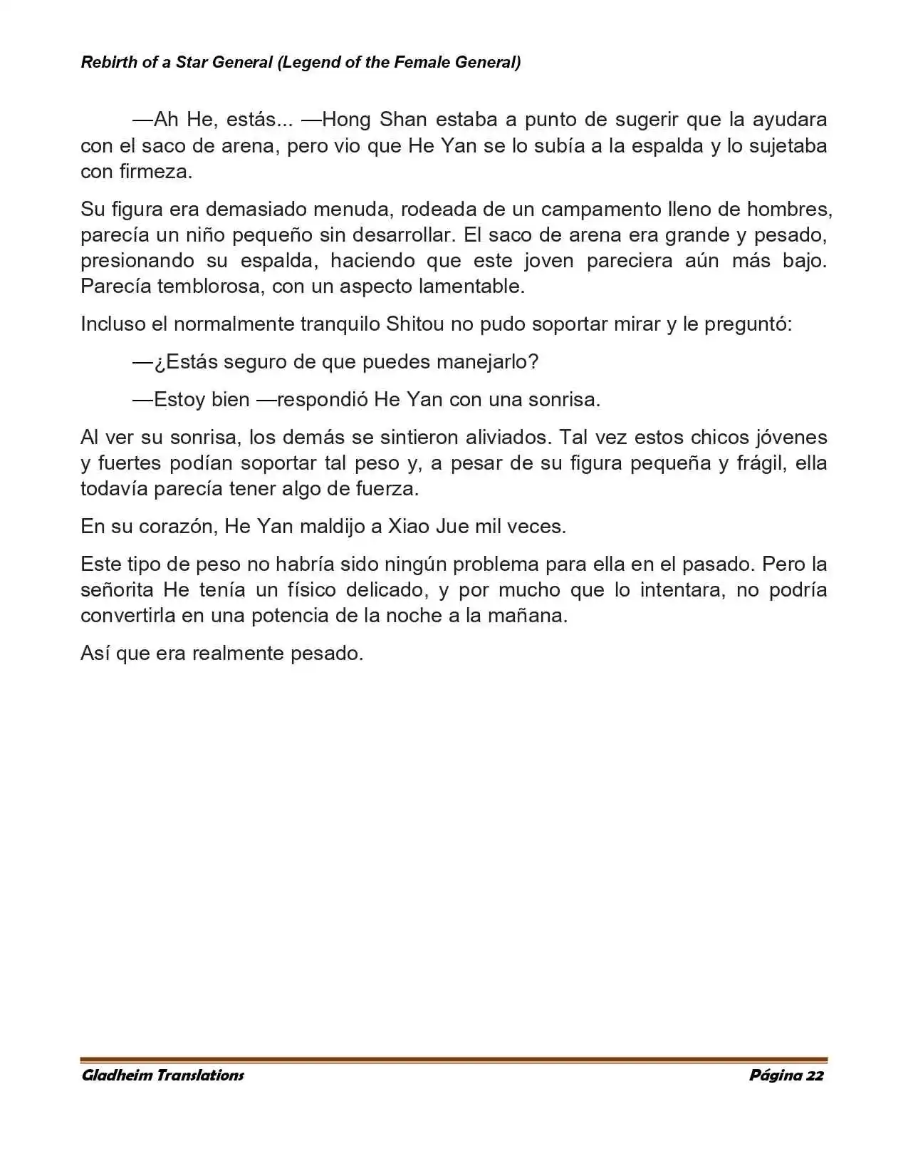 Rebirth Of A Star General (Novela) - Capítulo 34 - Página 5 - LectorTMOo