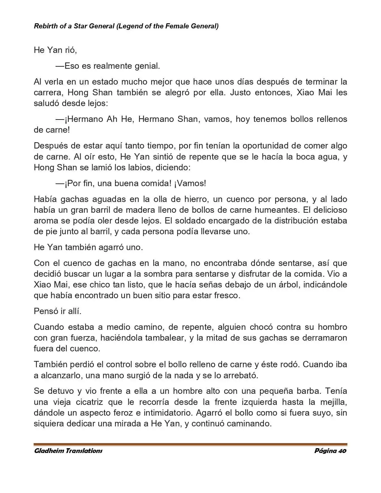 Rebirth Of A Star General (Novela) - Capítulo 37 - Página 8 - LectorTMOo