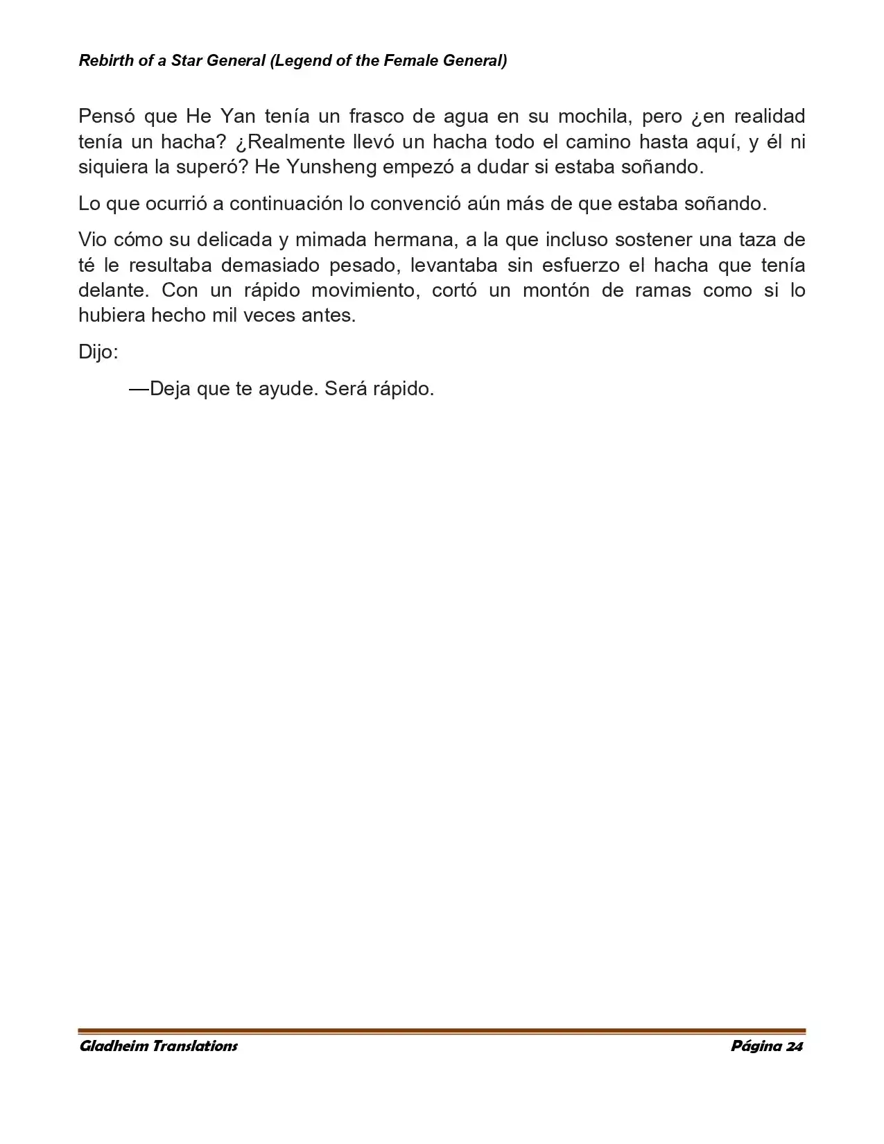 Rebirth Of A Star General (Novela) - Capítulo 4 - Página 5 - LectorTMOo