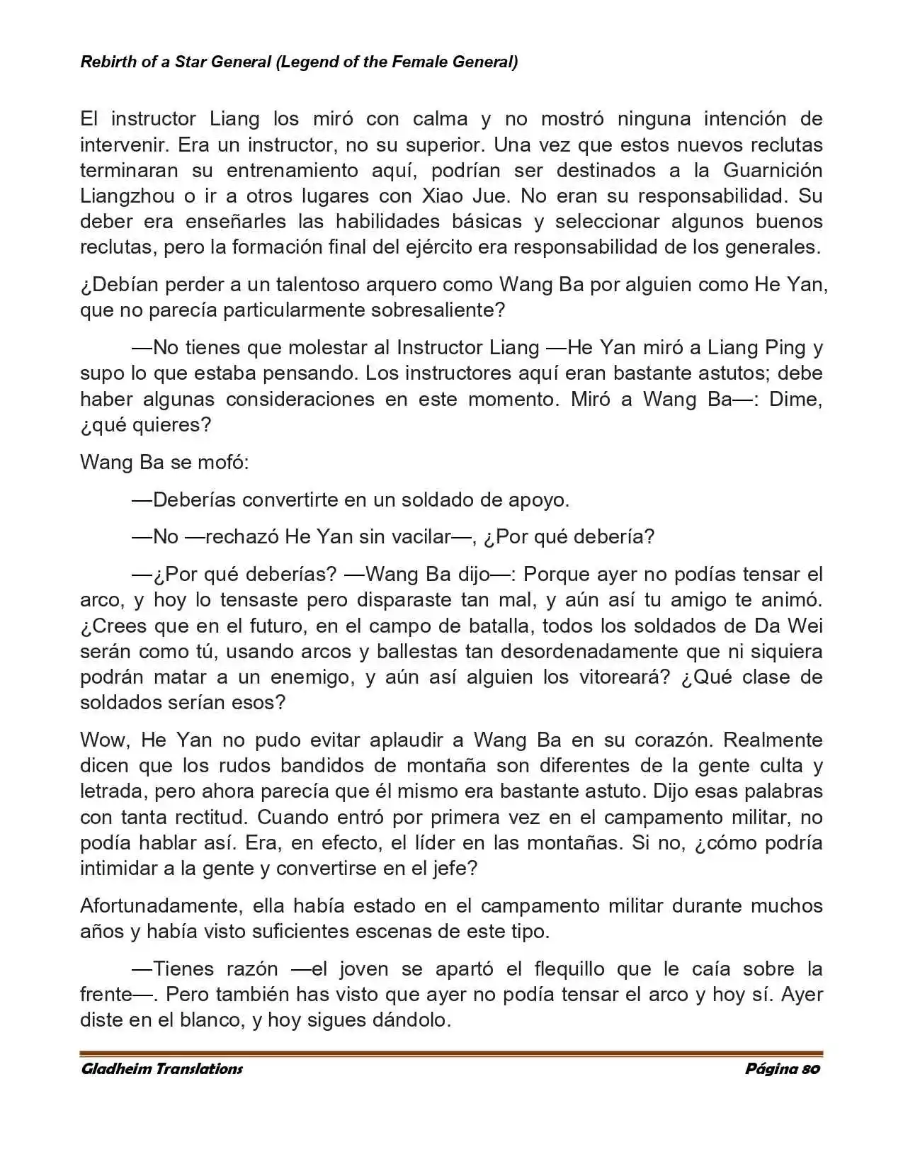 Rebirth Of A Star General (Novela) - Capítulo 46 - Página 4 - LectorTMOo