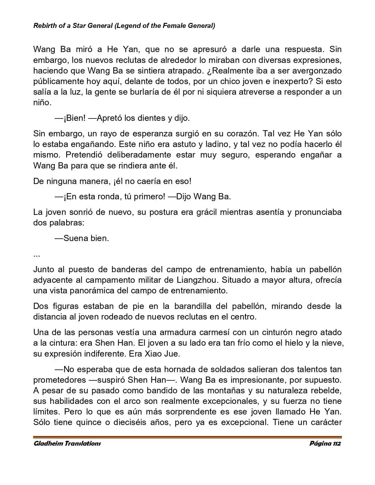 Rebirth Of A Star General (Novela) - Capítulo 52 - Página 4 - LectorTMOo