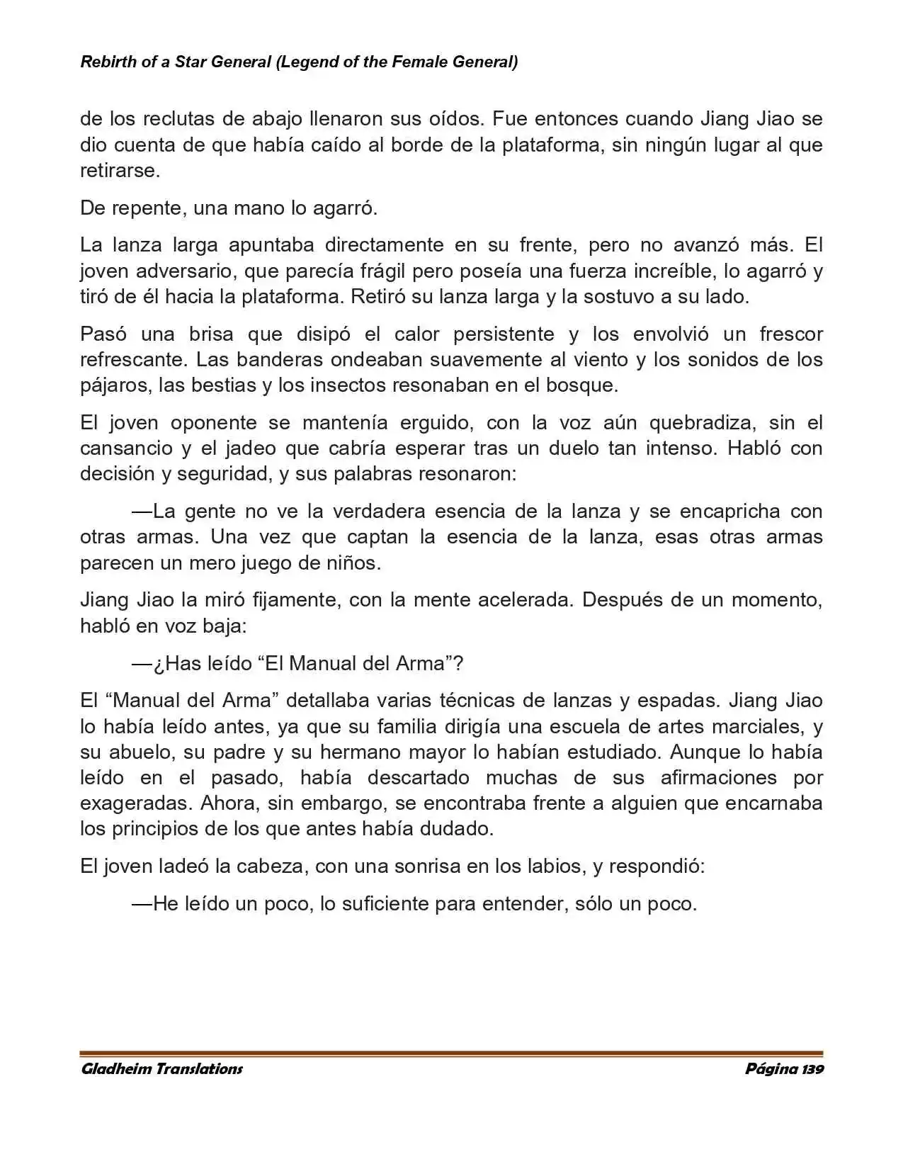 Rebirth Of A Star General (Novela) - Capítulo 57 - Página 5 - LectorTMOo