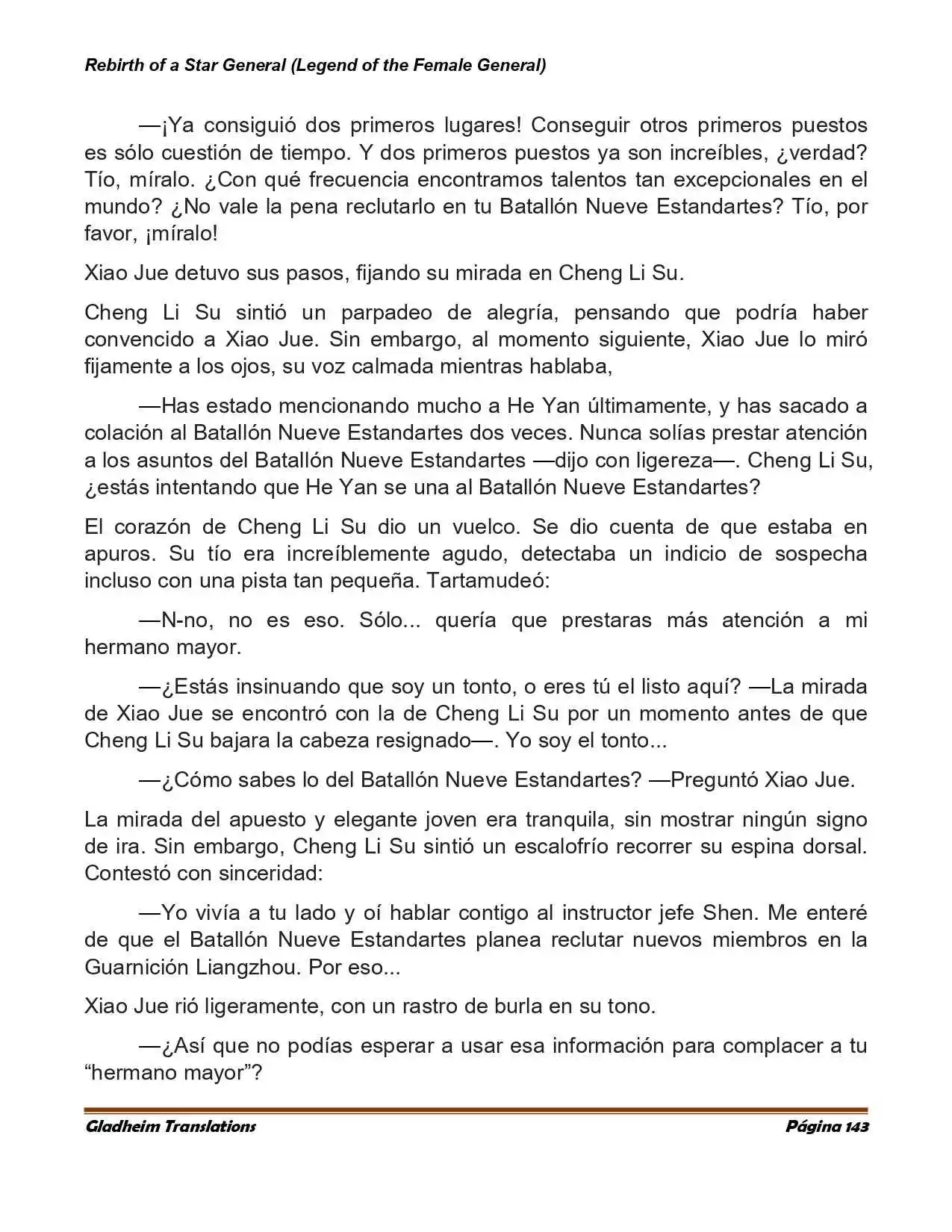 Rebirth Of A Star General (Novela) - Capítulo 58 - Página 4 - LectorTMOo