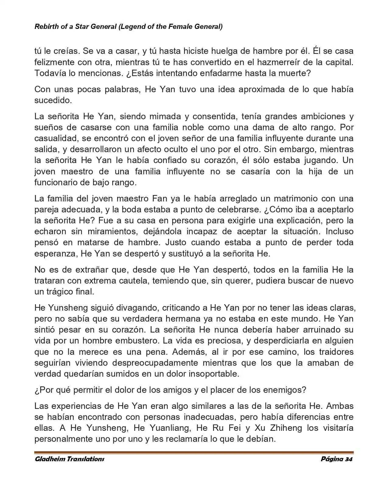 Rebirth Of A Star General (Novela) - Capítulo 6 - Página 5 - LectorTMOo