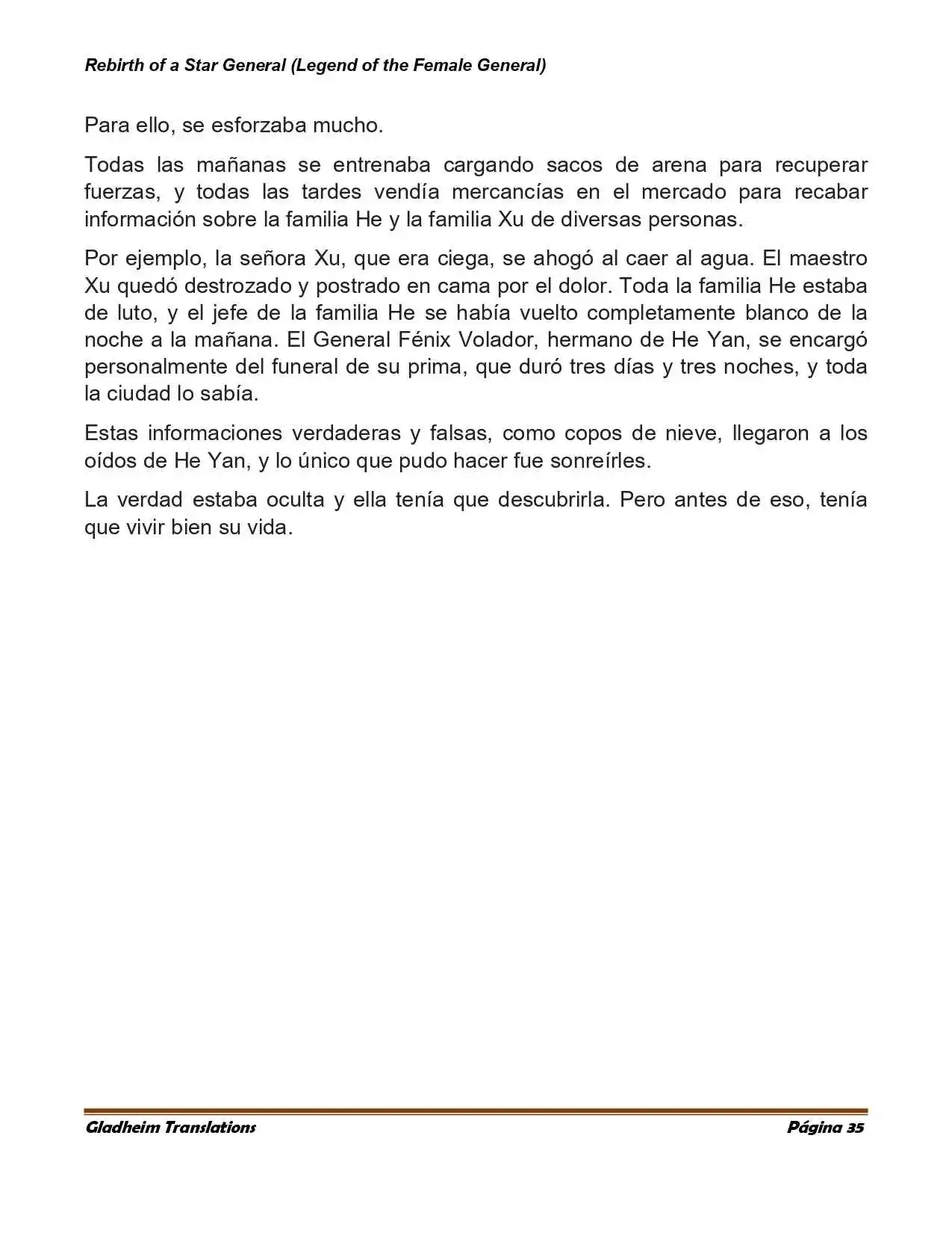 Rebirth Of A Star General (Novela) - Capítulo 6 - Página 6 - LectorTMOo