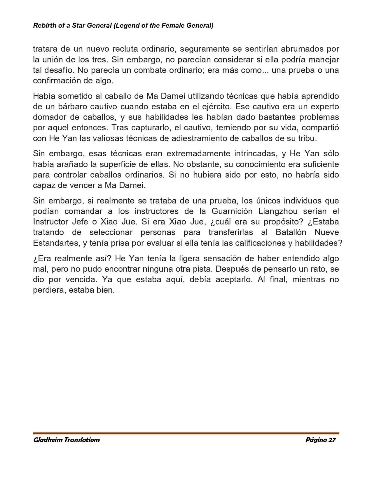 Rebirth Of A Star General (Novela) - Capítulo 65 - Página 5 - LectorTMOo