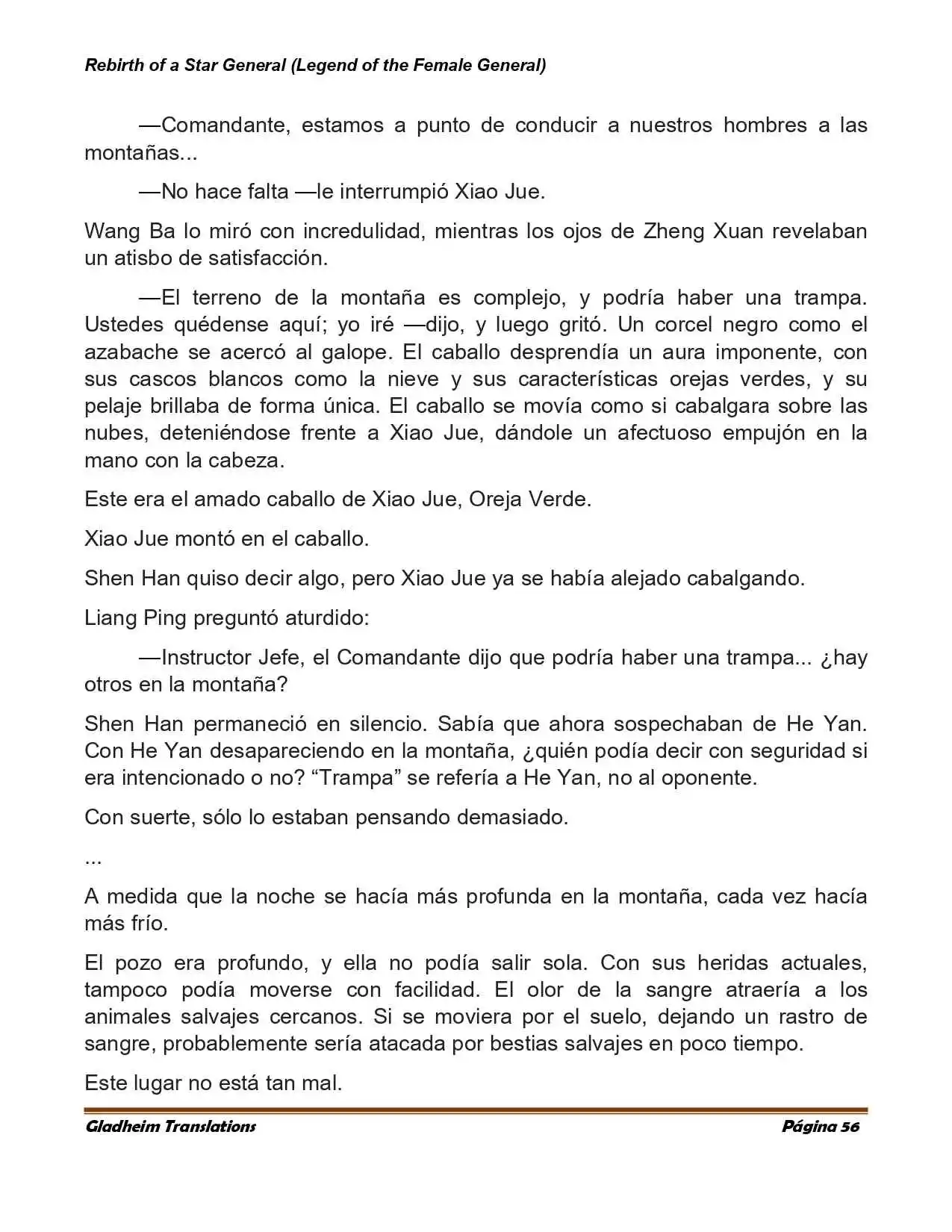 Rebirth Of A Star General (Novela) - Capítulo 70 - Página 4 - LectorTMOo