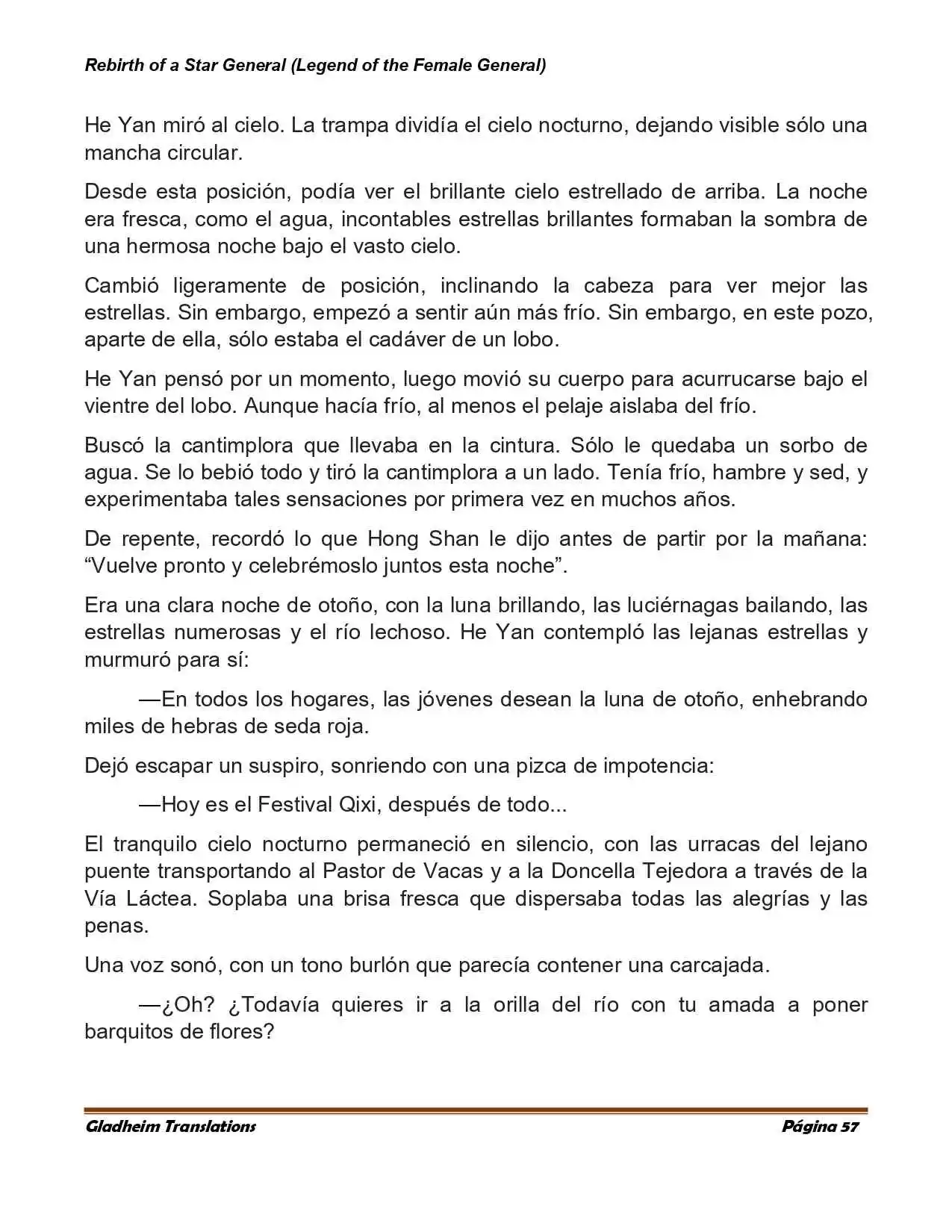 Rebirth Of A Star General (Novela) - Capítulo 70 - Página 5 - LectorTMOo