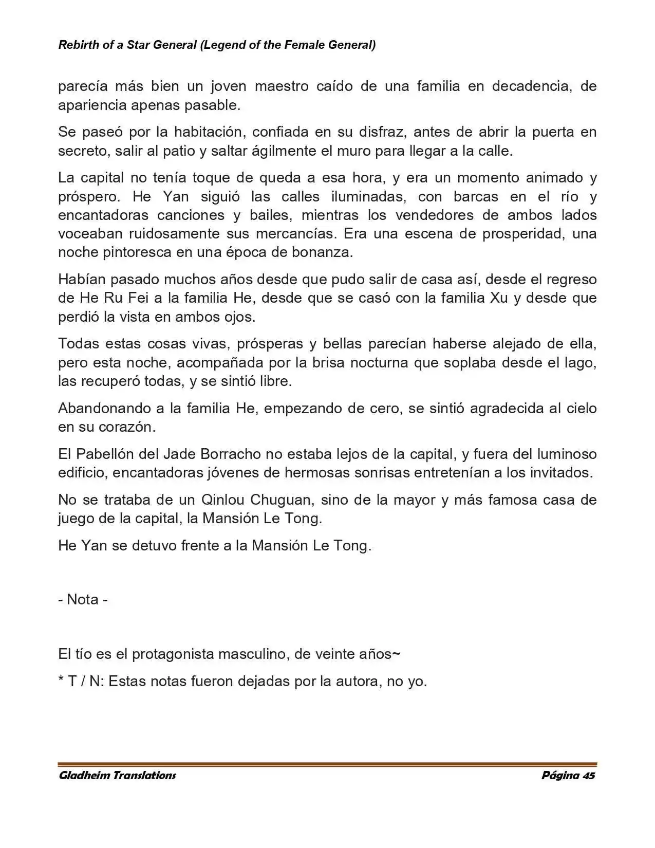 Rebirth Of A Star General (Novela) - Capítulo 8 - Página 5 - LectorTMOo