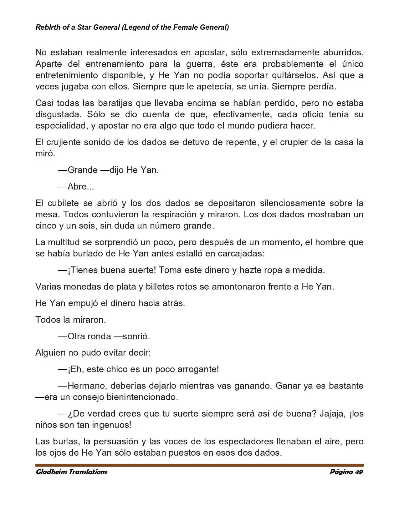 Rebirth Of A Star General (Novela) - Capítulo 9 - Página 4 - LectorTMOo