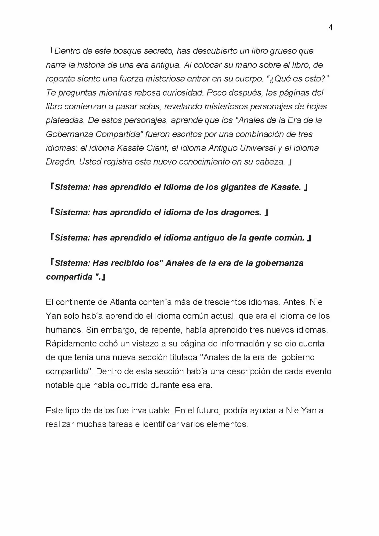 Rebirth Of The Thief Who Roamed The World (Novela) - Capítulo 32 - Página 4 - LectorTMOo