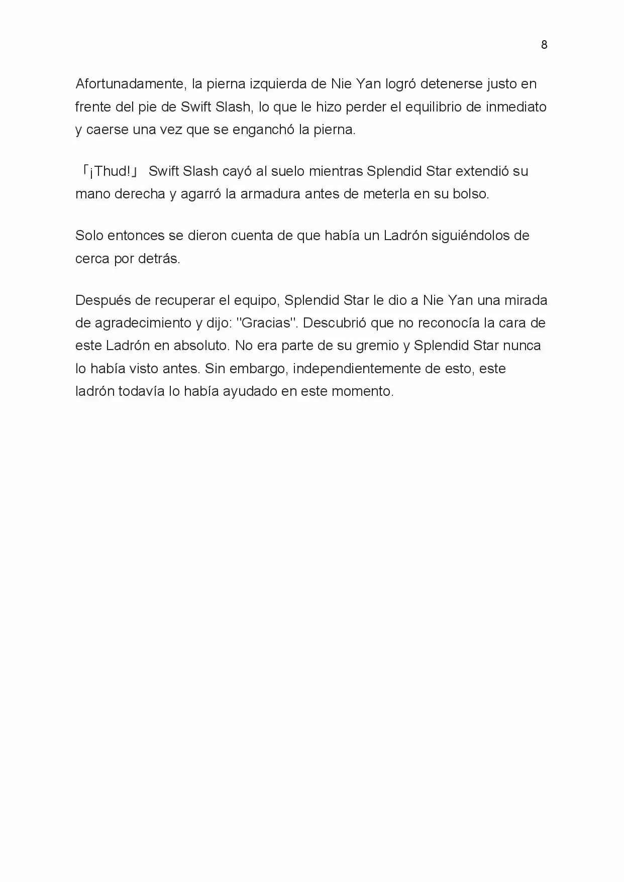 Rebirth Of The Thief Who Roamed The World (Novela) - Capítulo 35 - Página 8 - LectorTMOo
