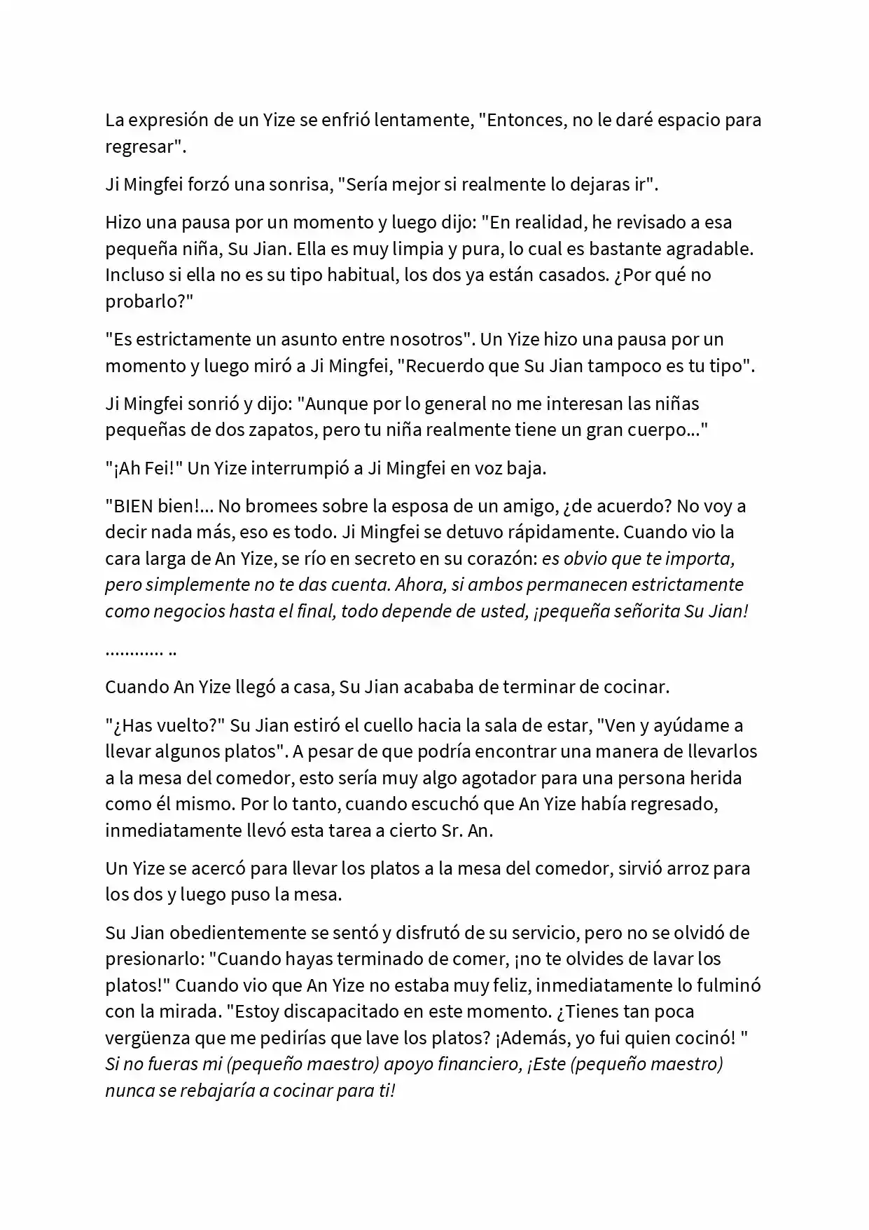 Reborn As My Love Rival's Wife (Novela) - Capítulo 11 - Página 4 - LectorTMOo