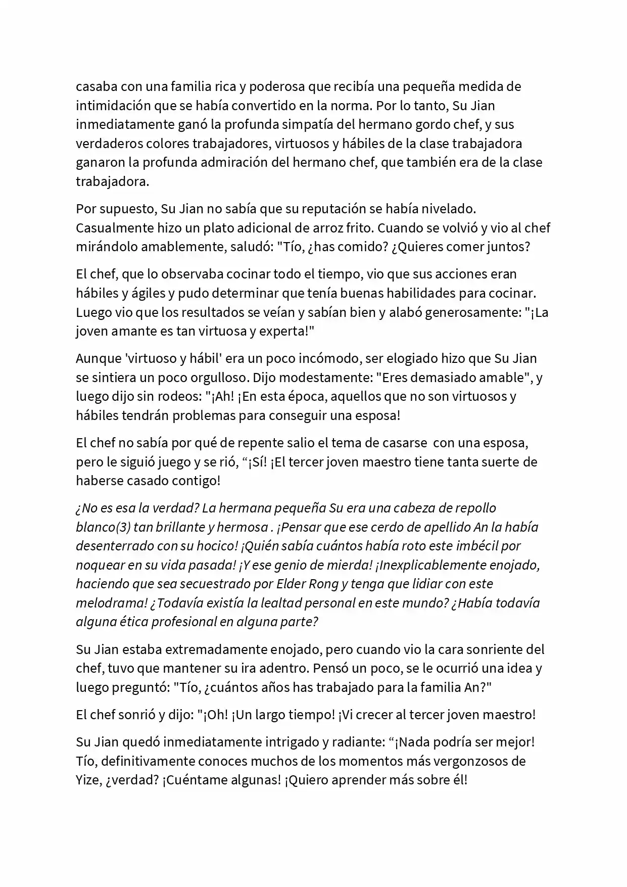 Reborn As My Love Rival's Wife (Novela) - Capítulo 18 - Página 11 - LectorTMOo