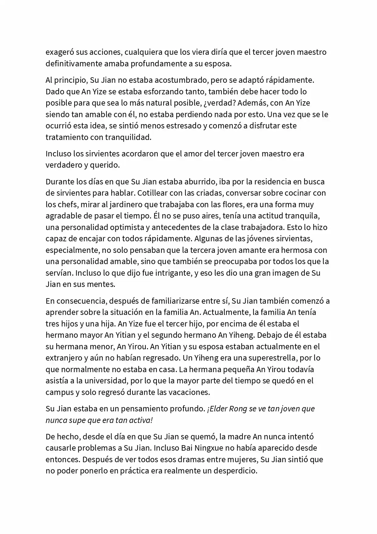 Reborn As My Love Rival's Wife (Novela) - Capítulo 22 - Página 6 - LectorTMOo