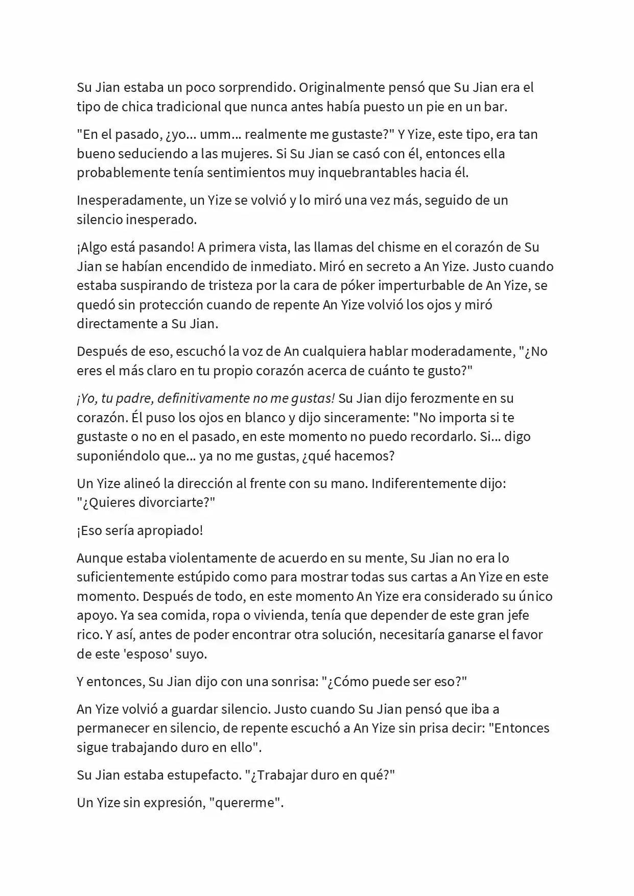 Reborn As My Love Rival's Wife (Novela) - Capítulo 3 - Página 8 - LectorTMOo