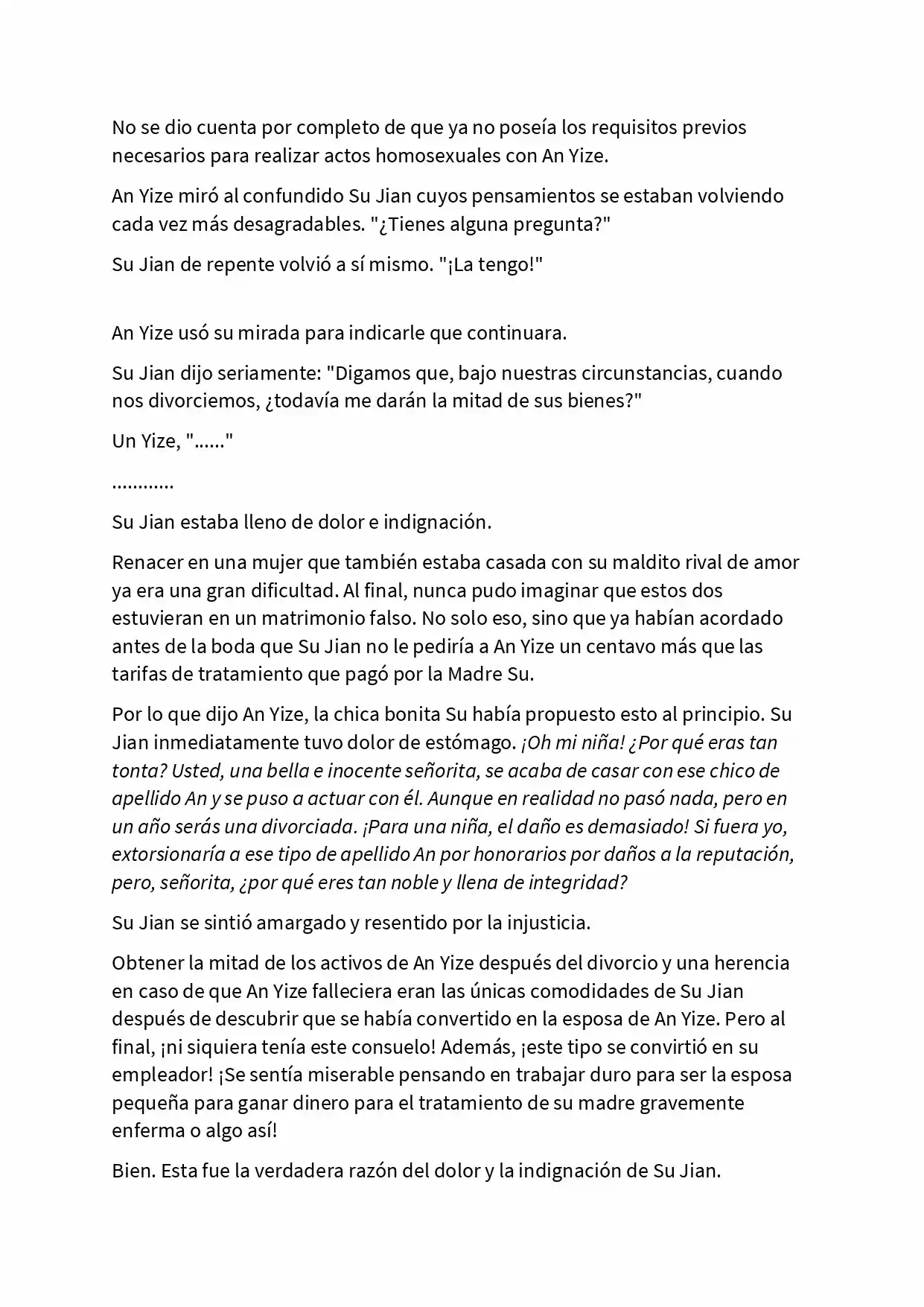 Reborn As My Love Rival's Wife (Novela) - Capítulo 6 - Página 5 - LectorTMOo
