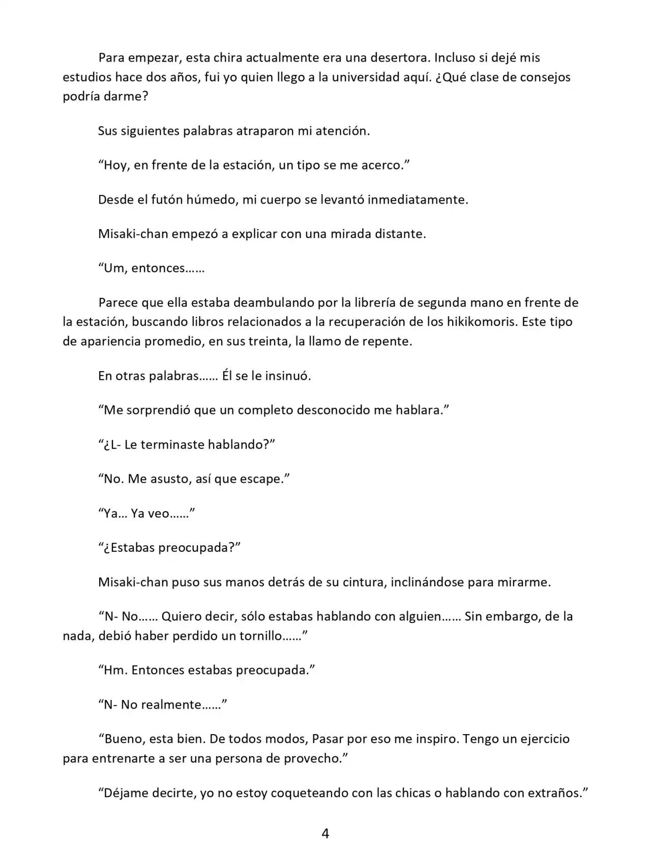 Rebuild Of Welcome To The NHK (Novela) - Capítulo 1 - Página 4 - LectorTMOo