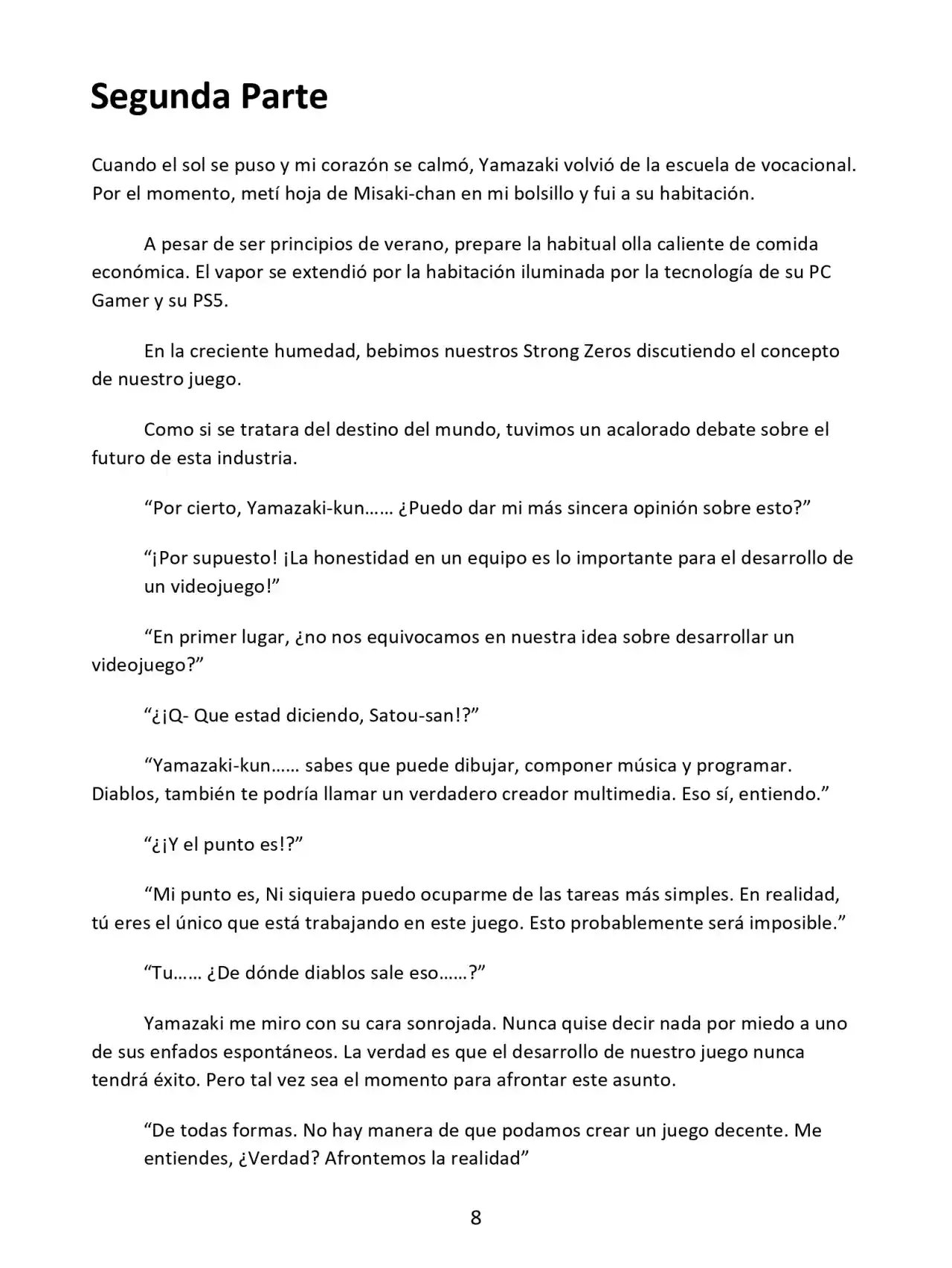 Rebuild Of Welcome To The NHK (Novela) - Capítulo 1 - Página 8 - LectorTMOo