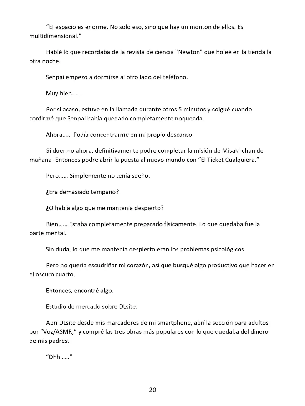 Rebuild Of Welcome To The NHK (Novela) - Capítulo 1 - Página 20 - LectorTMOo