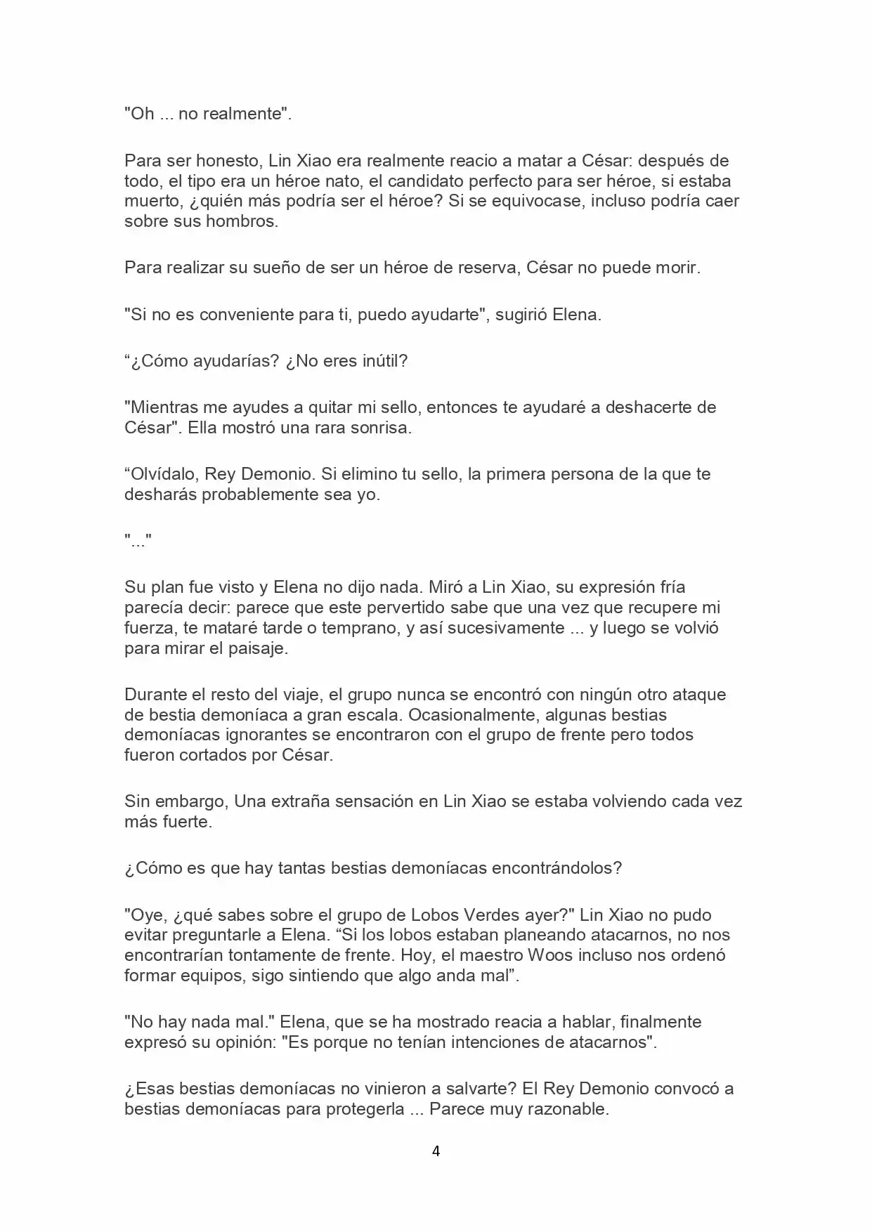 Recogió A Un Rey Demonio Para Que Fuera Una Sirvienta (Novela) - Capítulo 30 - Página 4 - LectorTMOo