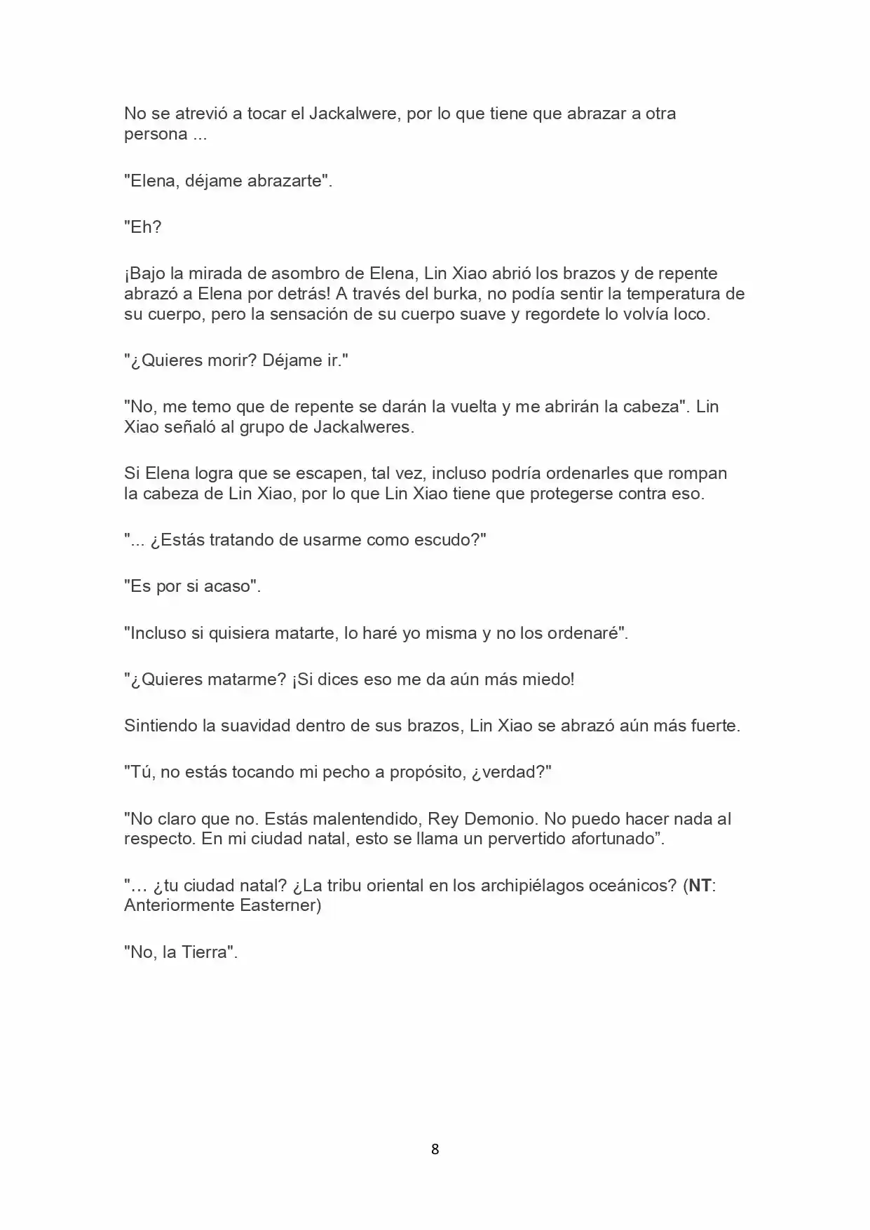 Recogió A Un Rey Demonio Para Que Fuera Una Sirvienta (Novela) - Capítulo 32 - Página 8 - LectorTMOo