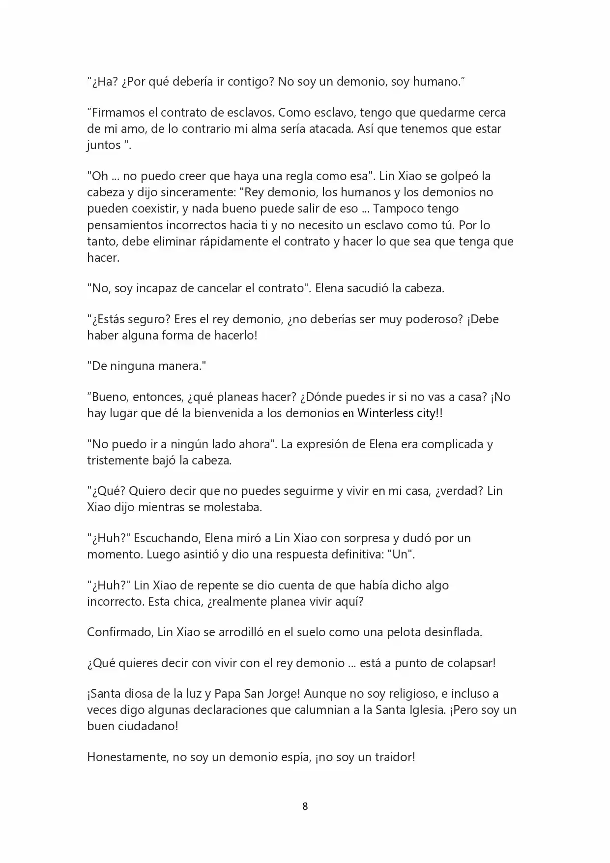 Recogió A Un Rey Demonio Para Que Fuera Una Sirvienta (Novela) - Capítulo 4 - Página 7 - LectorTMOo