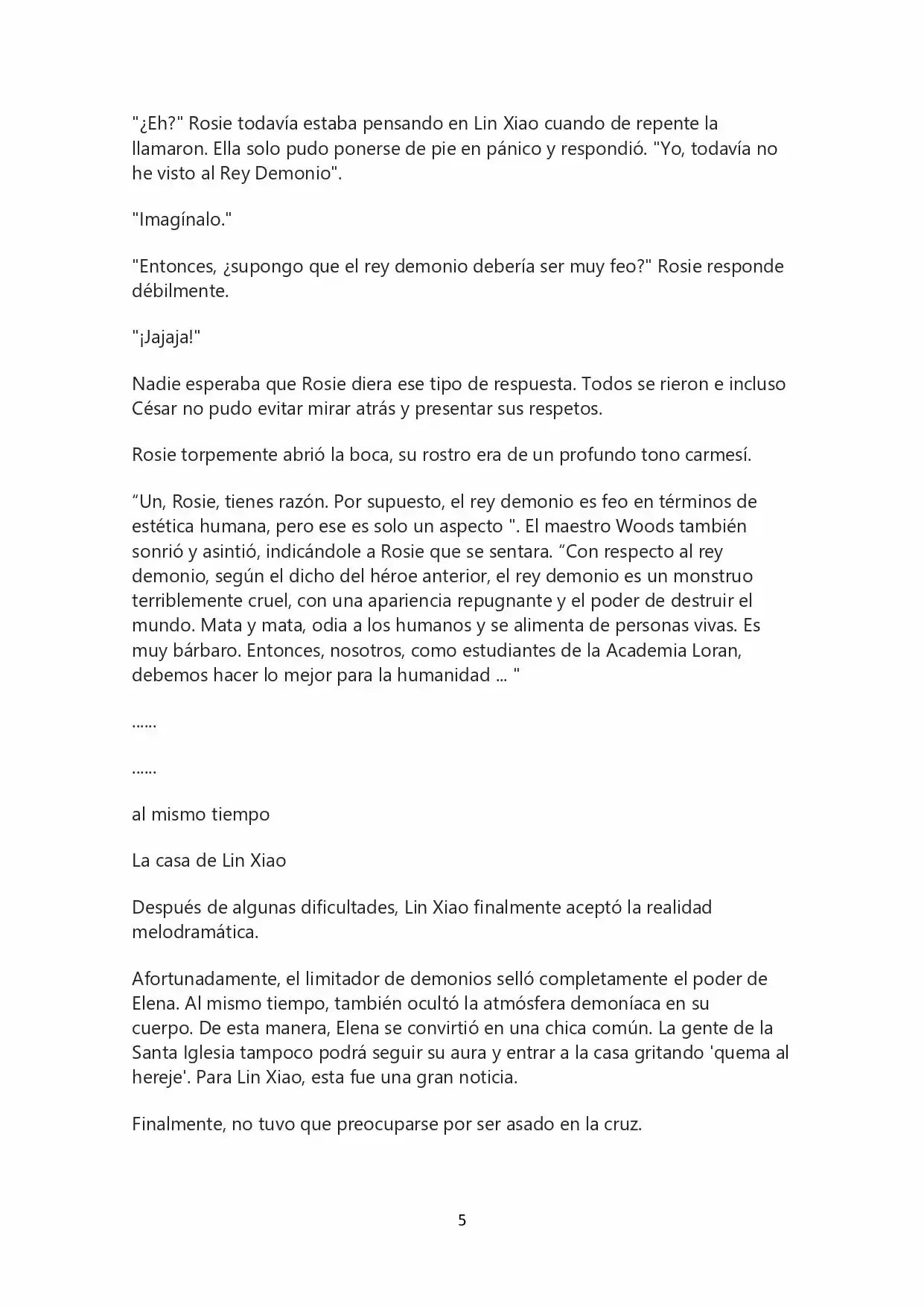 Recogió A Un Rey Demonio Para Que Fuera Una Sirvienta (Novela) - Capítulo 5 - Página 4 - LectorTMOo