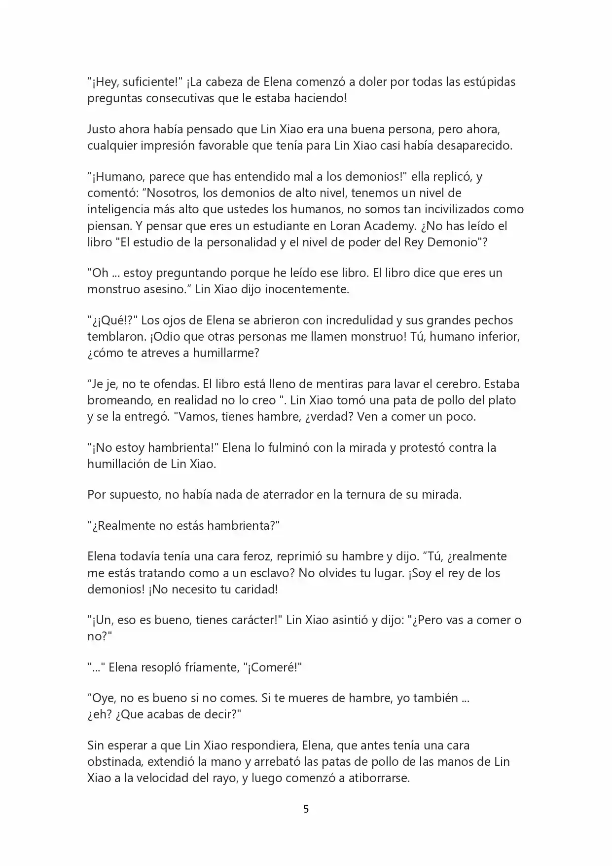Recogió A Un Rey Demonio Para Que Fuera Una Sirvienta (Novela) - Capítulo 6 - Página 4 - LectorTMOo