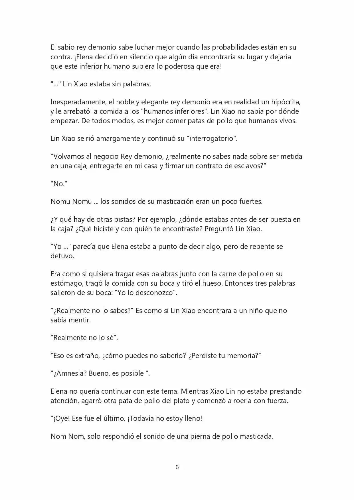 Recogió A Un Rey Demonio Para Que Fuera Una Sirvienta (Novela) - Capítulo 6 - Página 5 - LectorTMOo