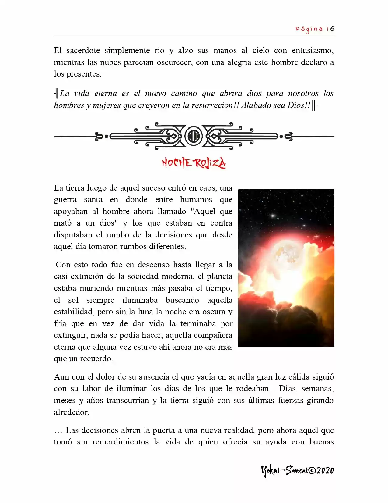 RED NOCTE (Novela) - Capítulo - Página 6 - LectorTMOo