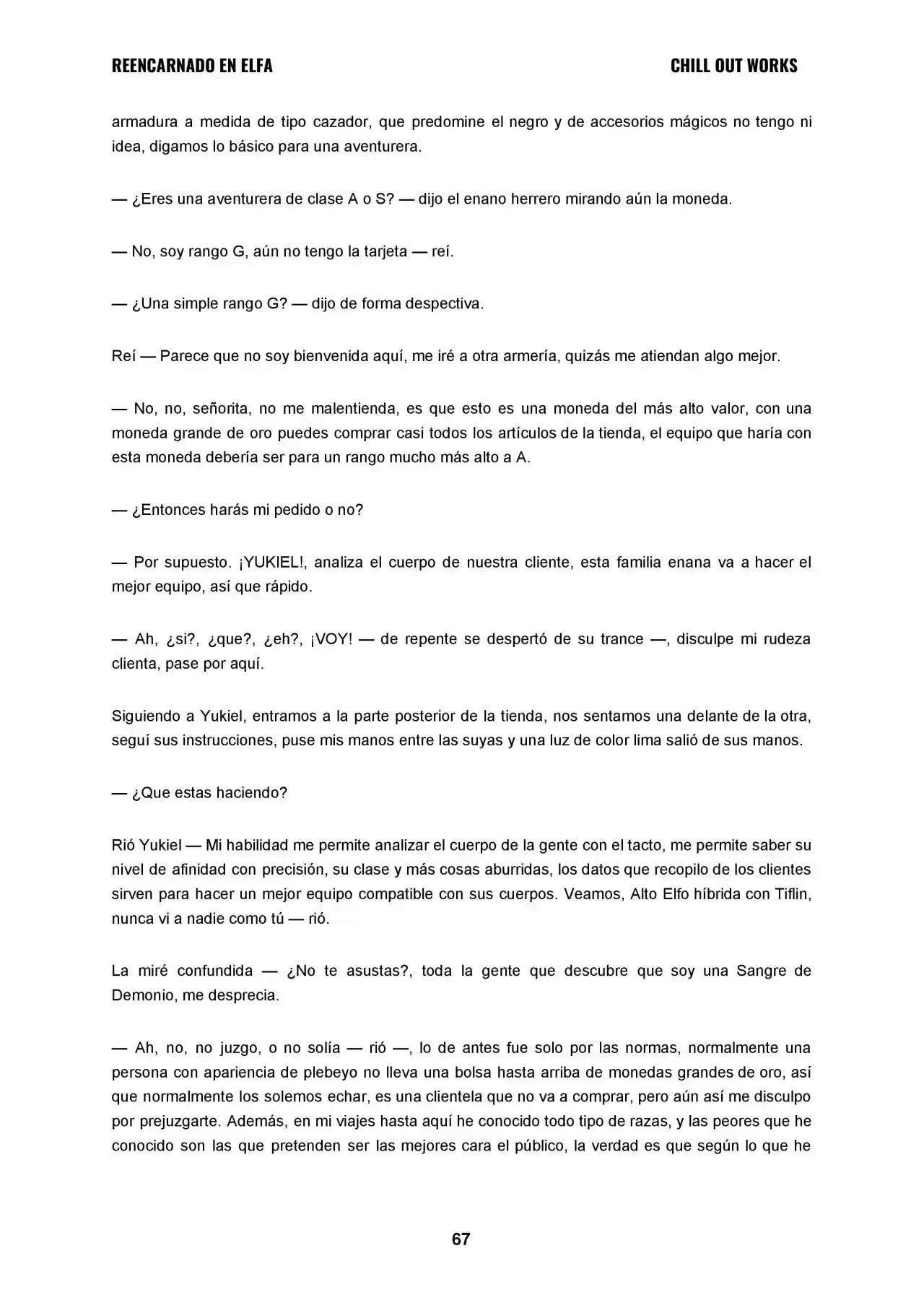 REENCARNADO EN ELFA (Novela) - Capítulo 11 - Página 3 - LectorTMOo