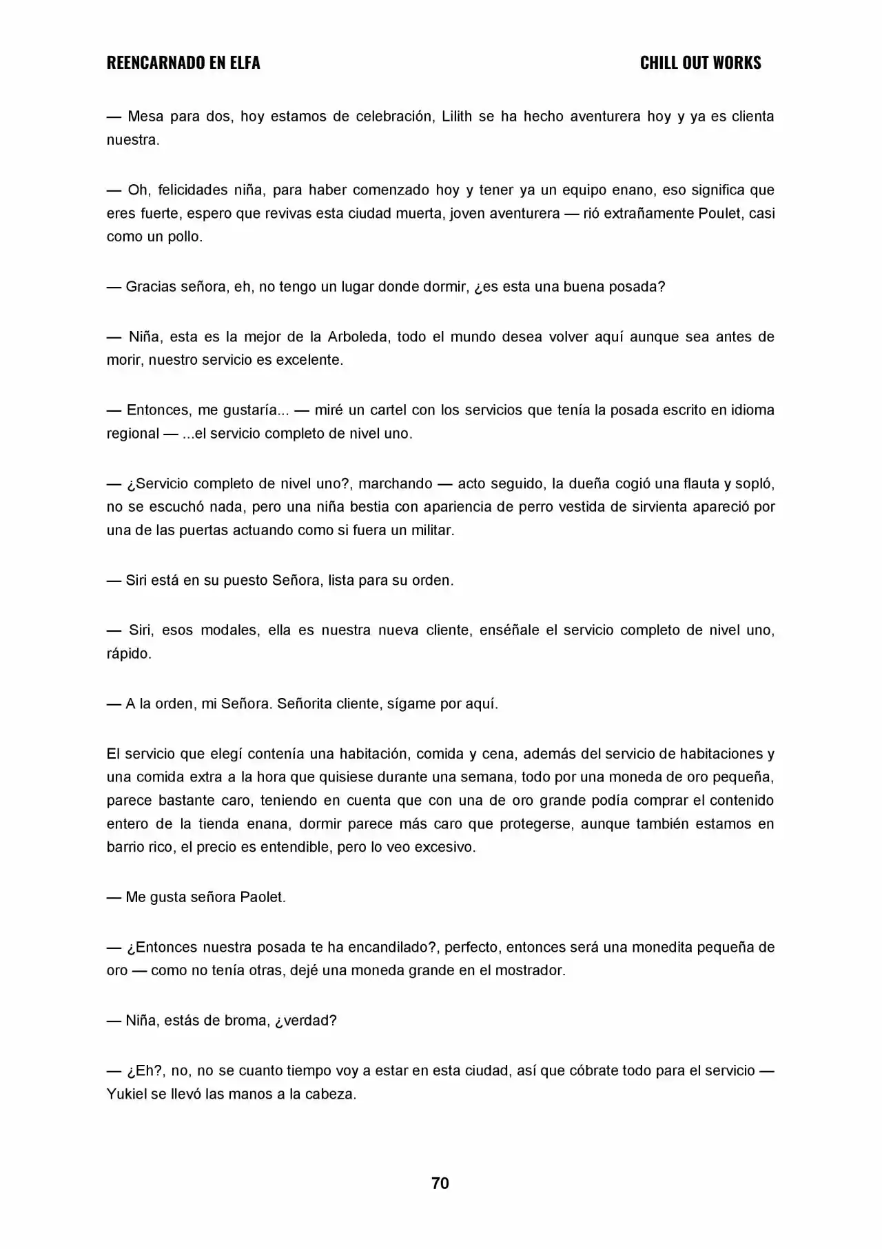 REENCARNADO EN ELFA (Novela) - Capítulo 11 - Página 6 - LectorTMOo