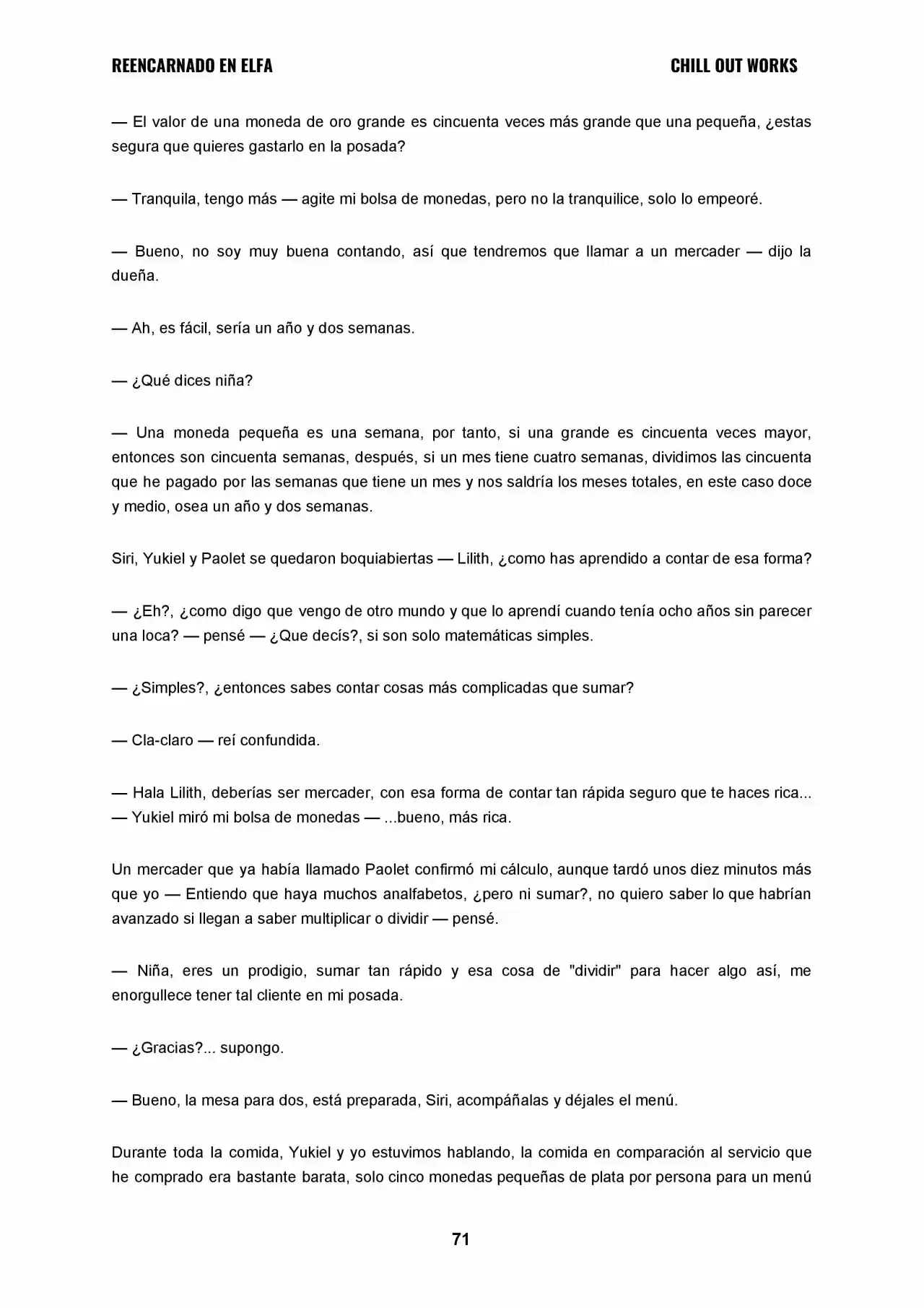REENCARNADO EN ELFA (Novela) - Capítulo 11 - Página 7 - LectorTMOo