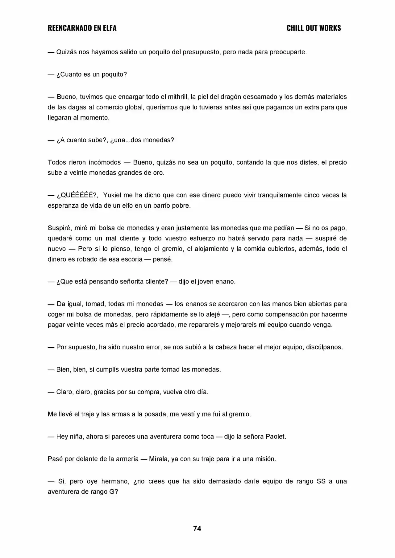 REENCARNADO EN ELFA (Novela) - Capítulo 11 - Página 10 - LectorTMOo