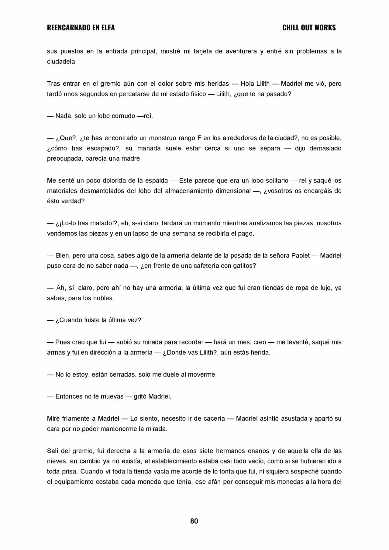 REENCARNADO EN ELFA (Novela) - Capítulo 12 - Página 5 - LectorTMOo